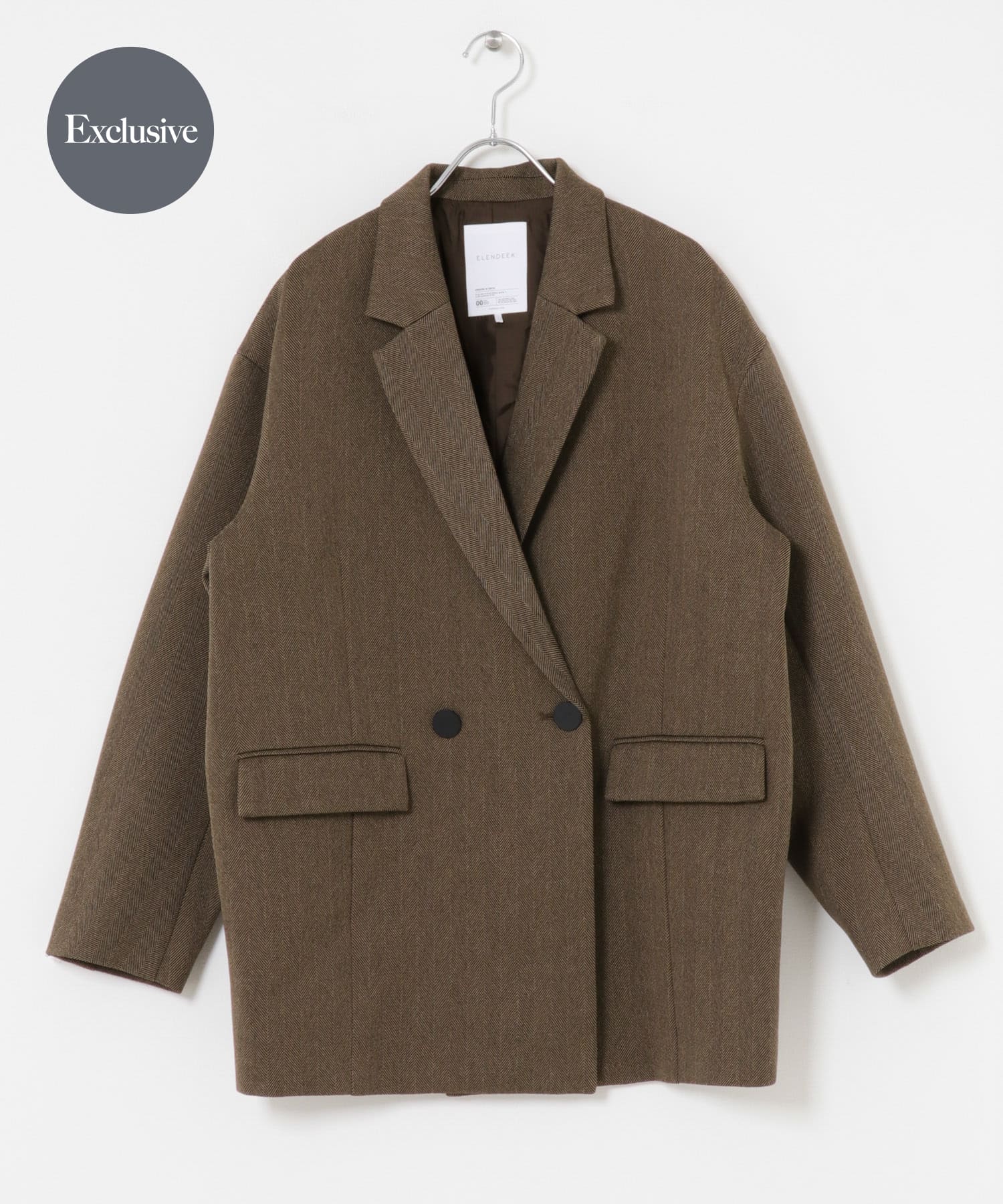 『別注』ELENDEEK×ROSSO　HERRINGBONE OVER JACKET