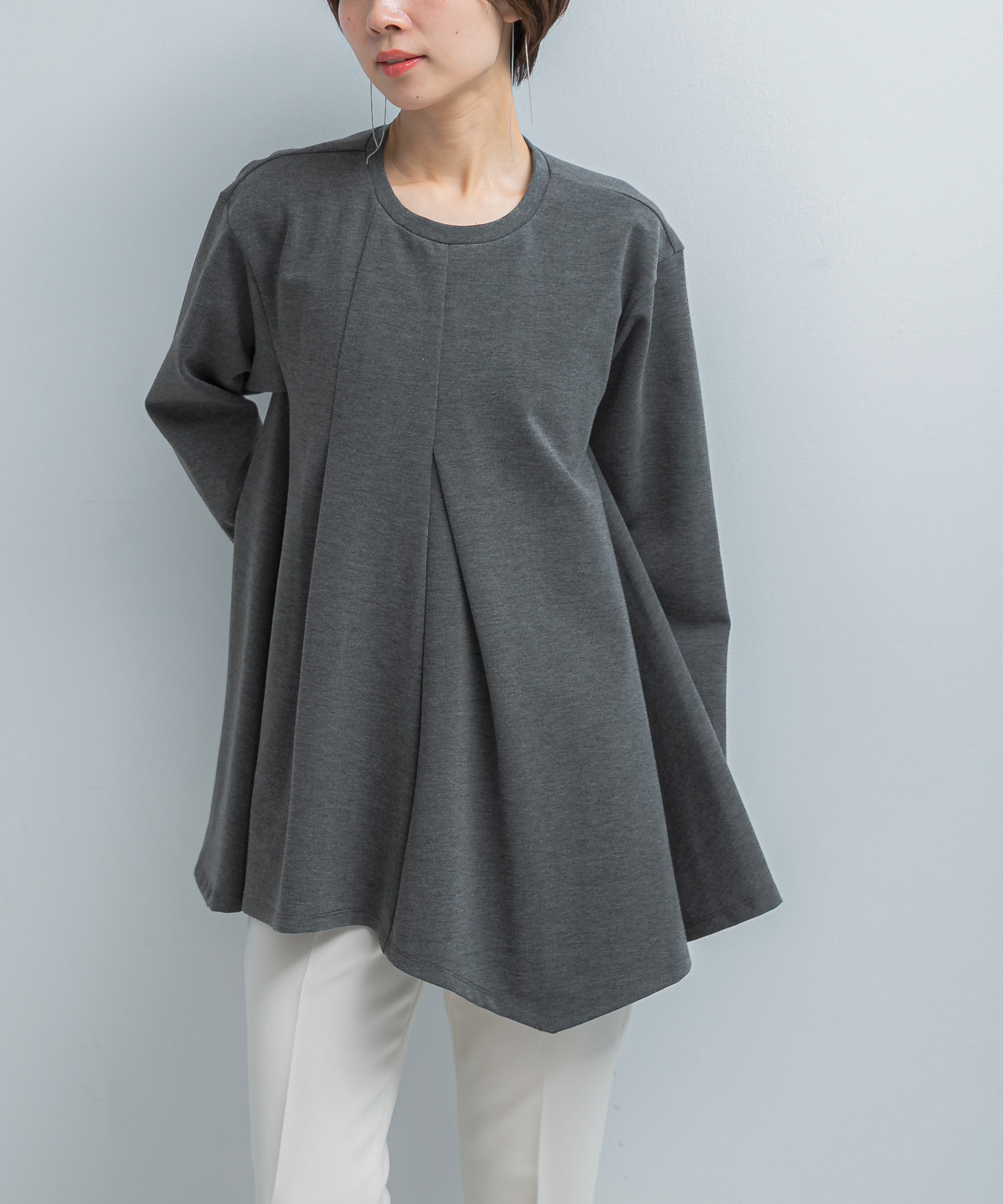 ELENDEEK　ASYME HEM LONG SL CUT AND SEWN