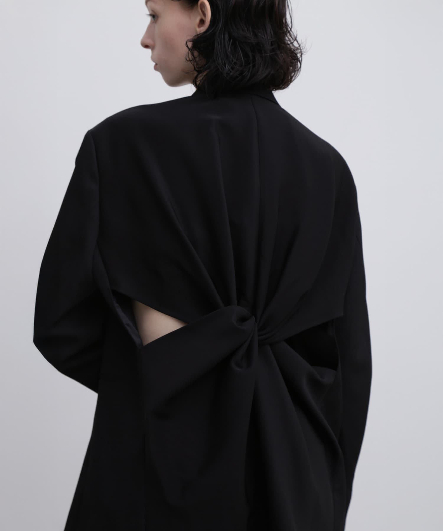 UNiPH　ウールドライギャバ ジャケット ブラック 1