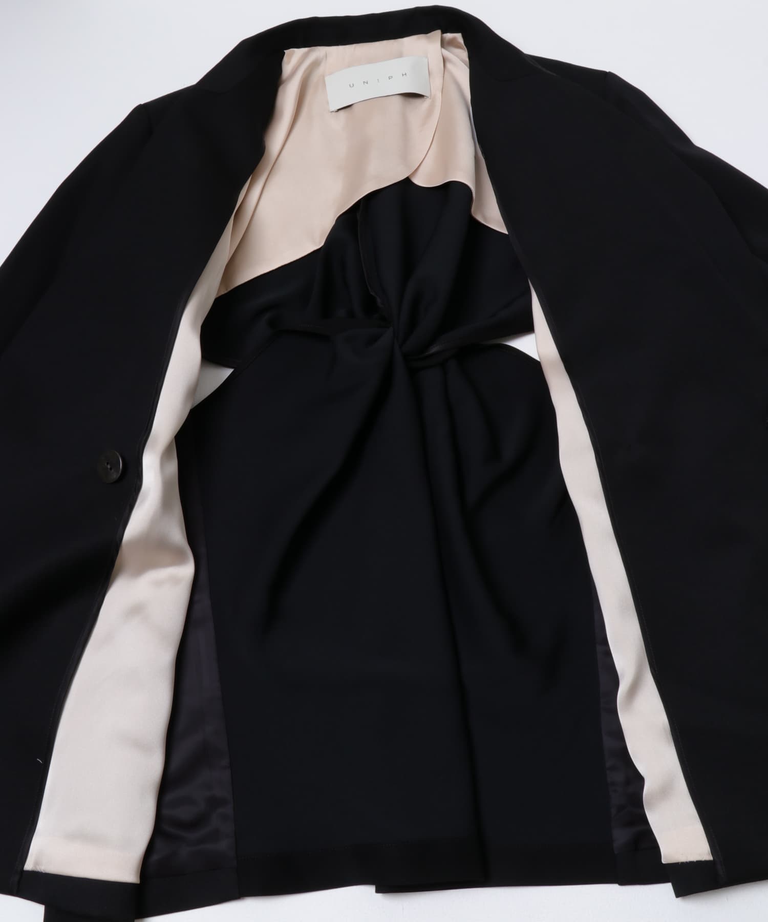 UNiPH　ウールドライギャバ ジャケット ブラック 1