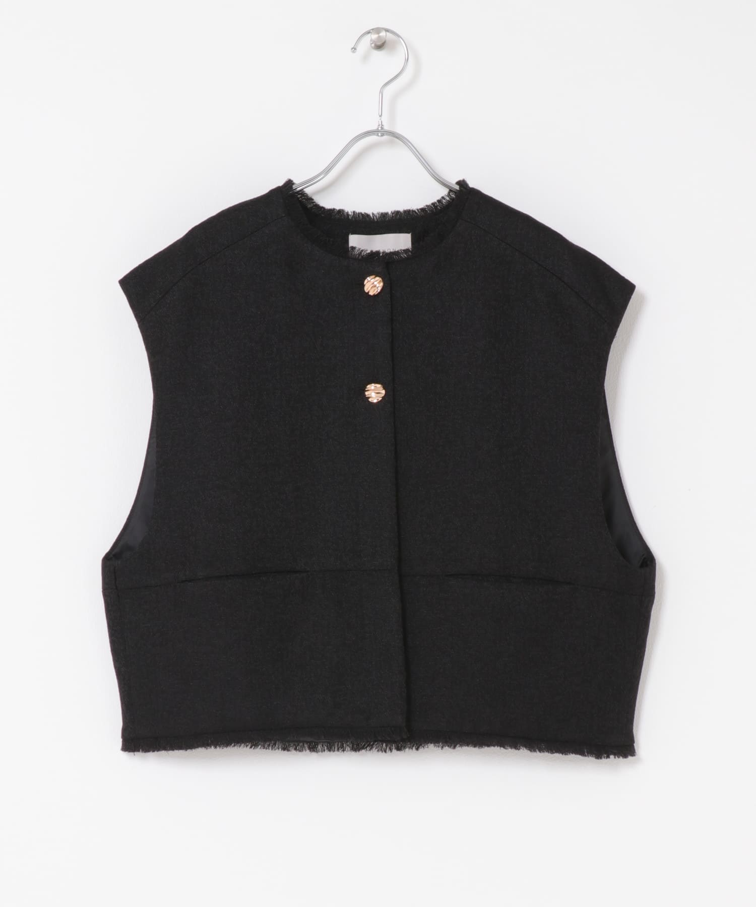 CHIGNON　ツイードショートベスト