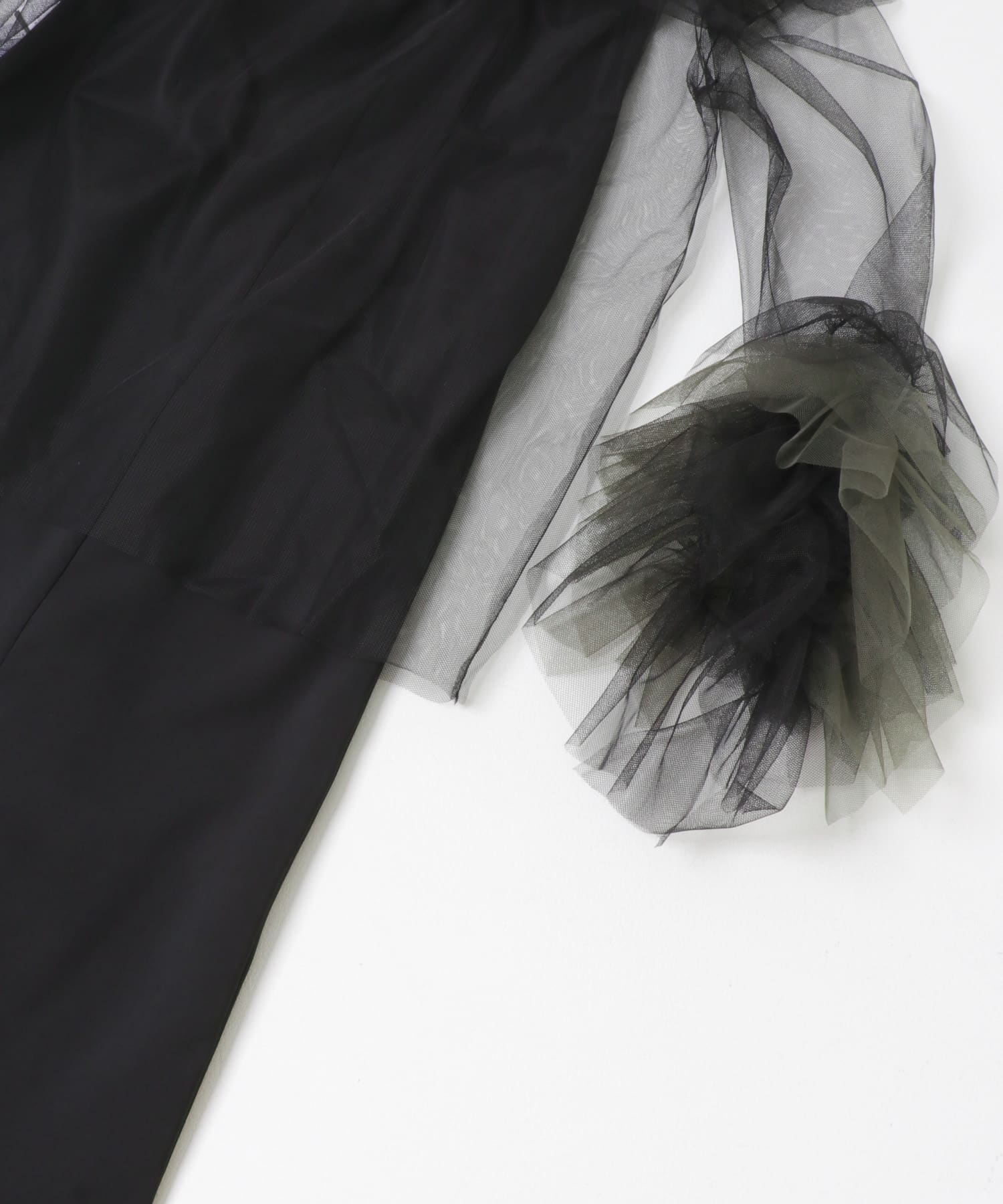 ANDRESD　blooming tulle dress BLACK 36