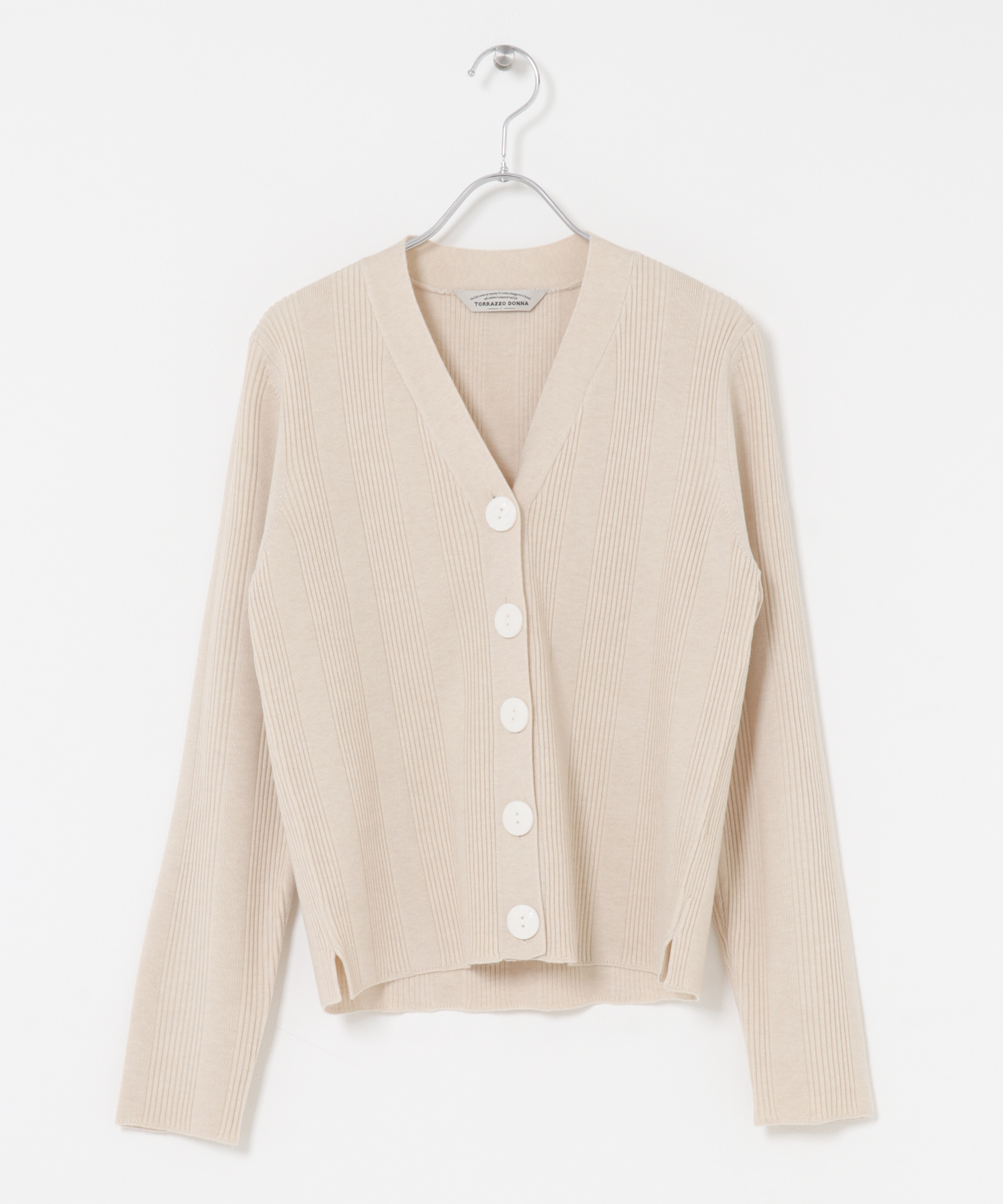 Torrazzo Donna　Rib Knit Cardigan
