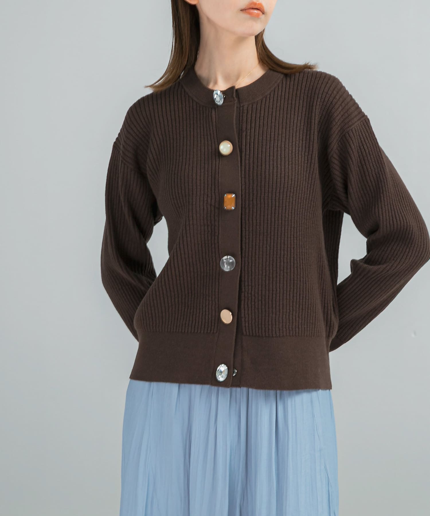 Torrazzo Donna　Bijou Kint Cardigan