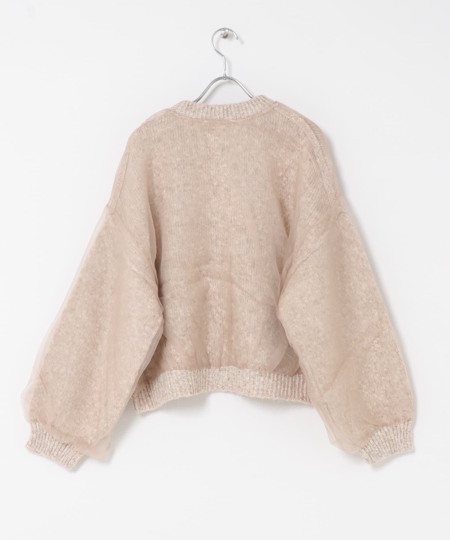 CHIGNON　リバーオーガンドッキングカーディガン BEIGE Free