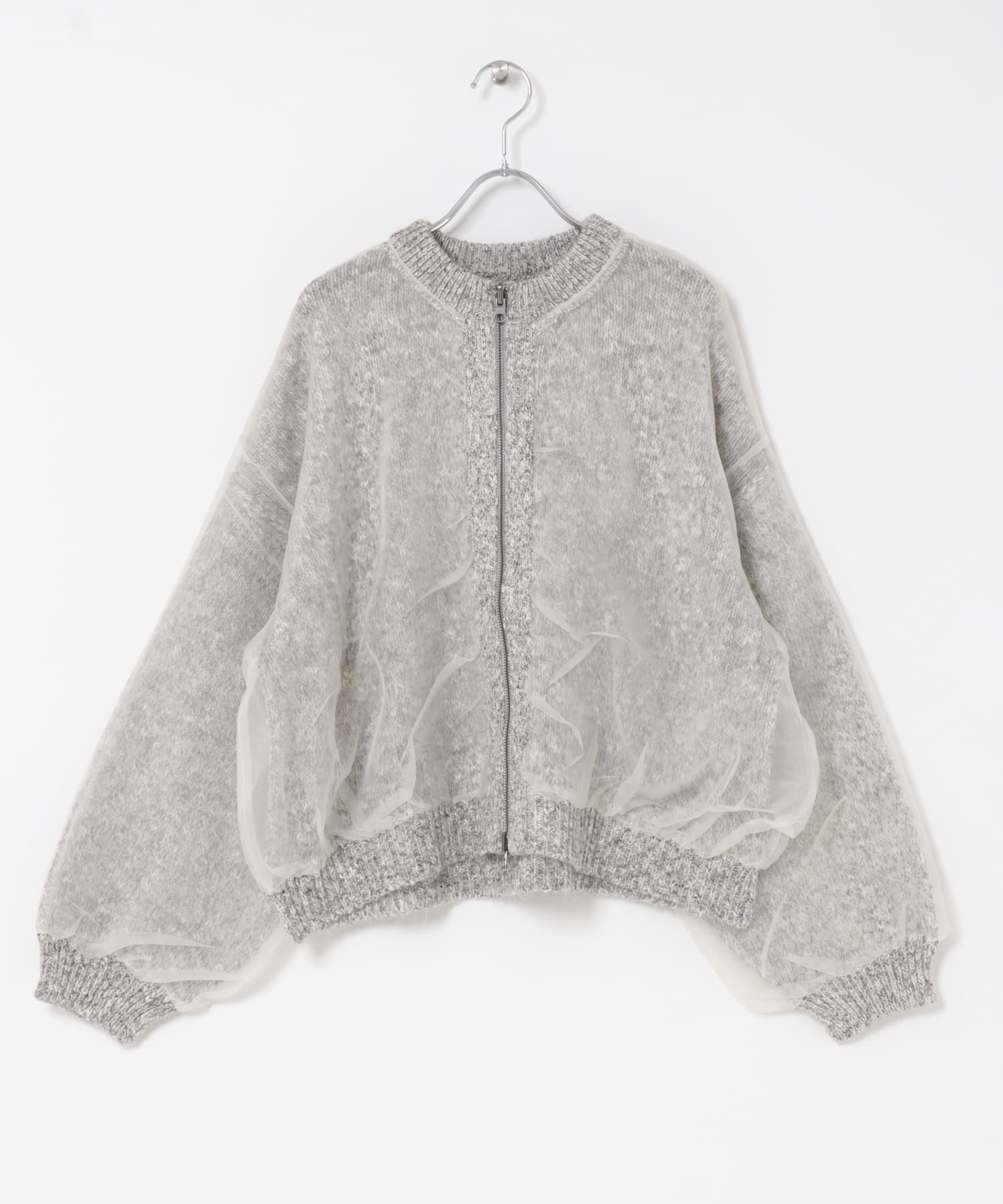 CHIGNON　リバーオーガンドッキングカーディガン GRAY Free