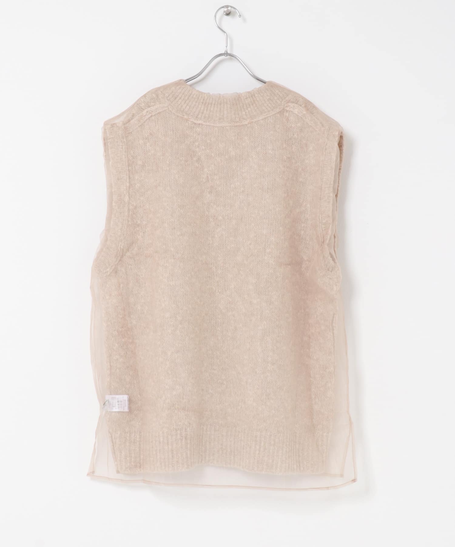 ベスト ベージュ ニットベスト - ライトベージュ - レディース | H&M JP