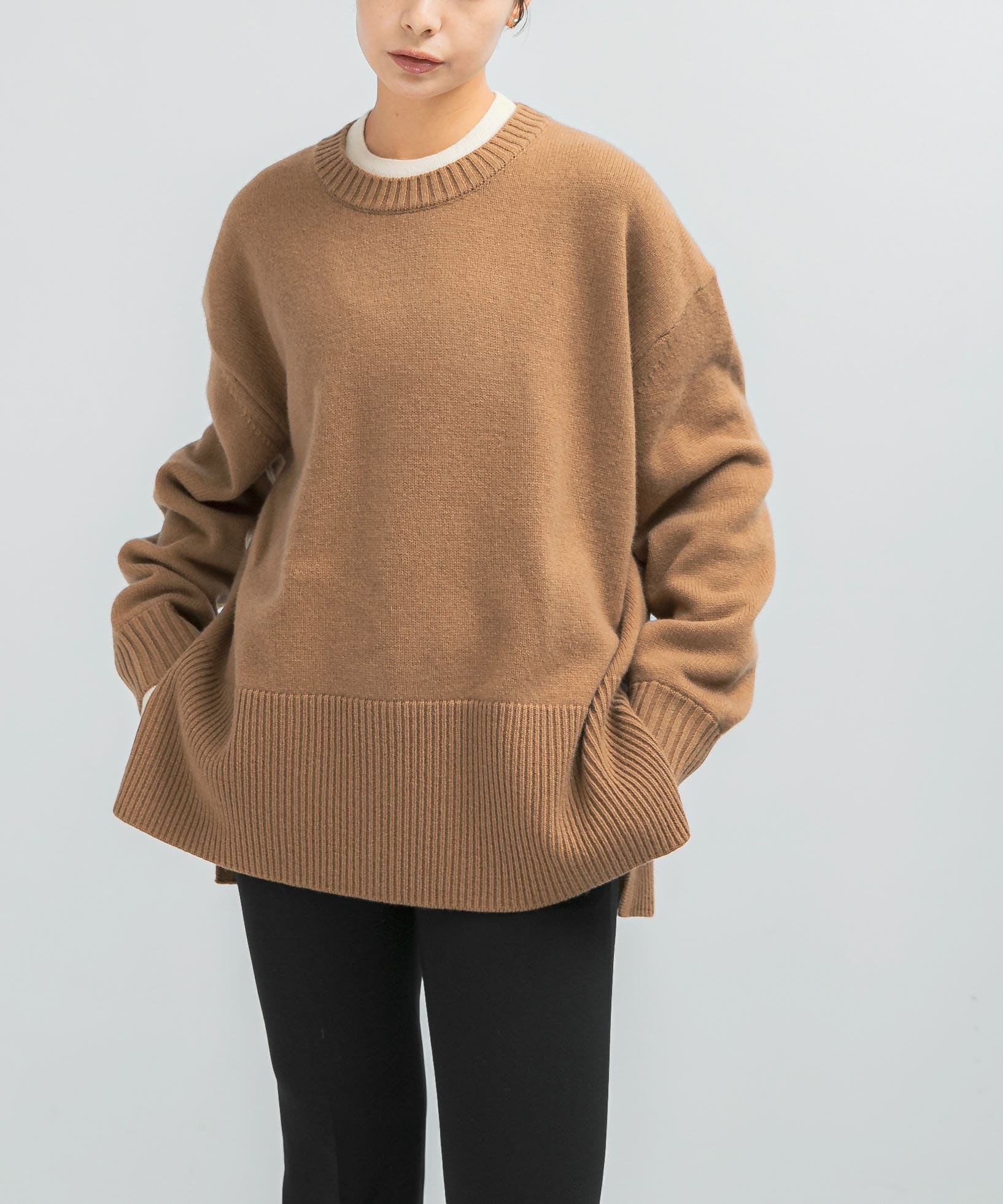 ADAWASxEZ CASHMERE-BLEND TOP