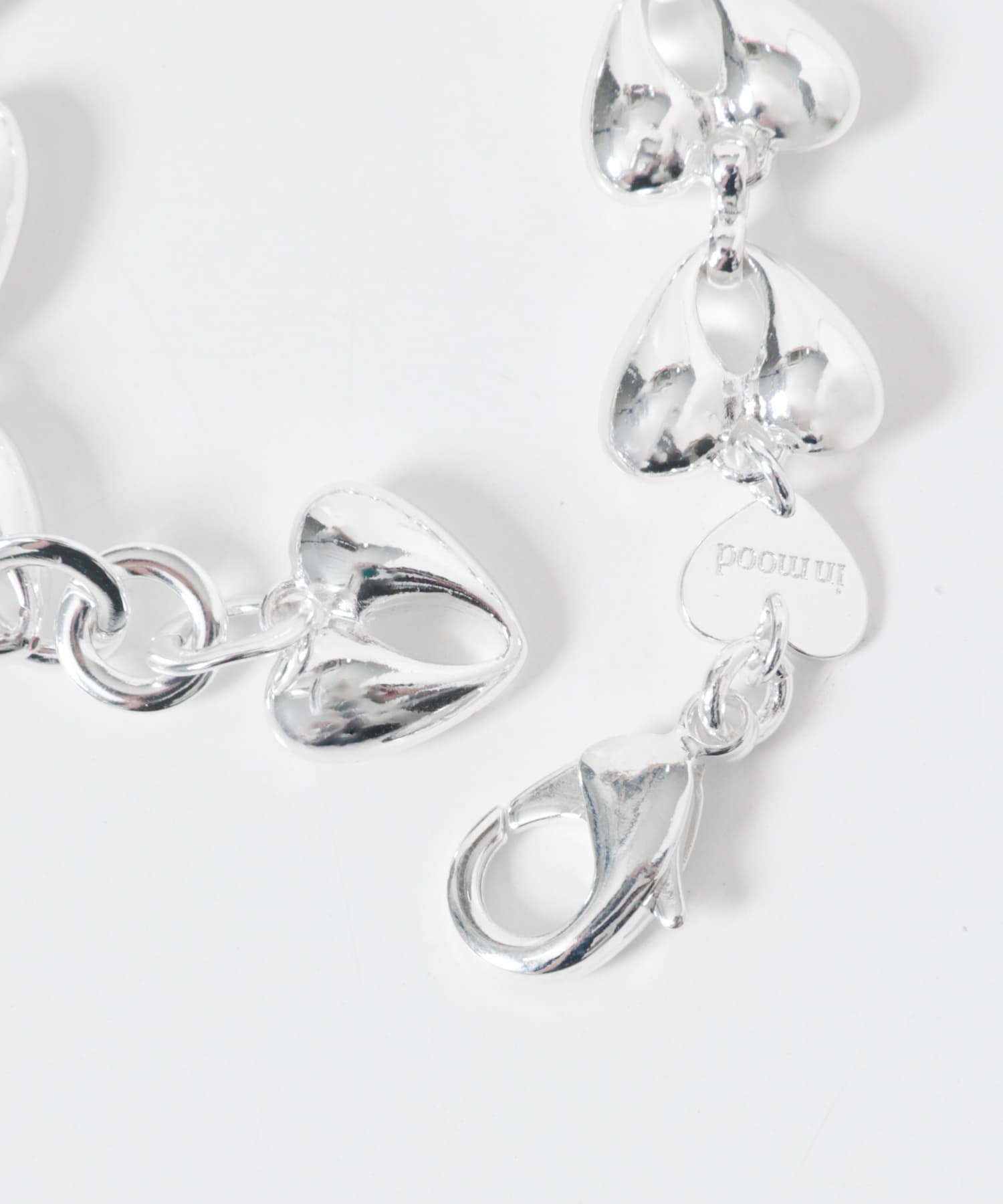 in mood　HEART LINK -bracelet sv -