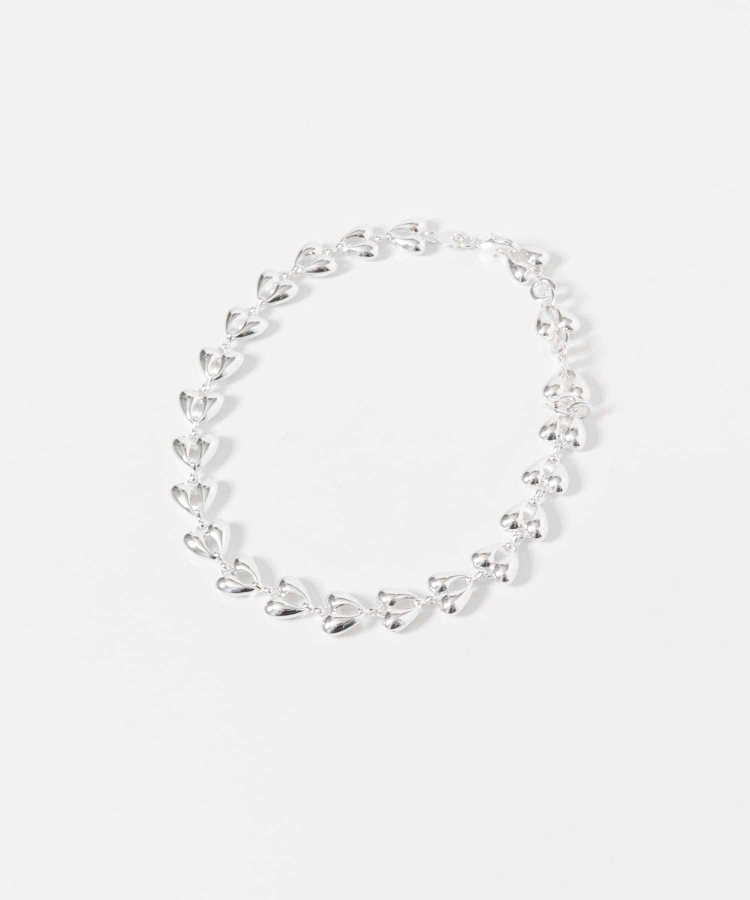 in mood　HEART LINK -necklace sv -
