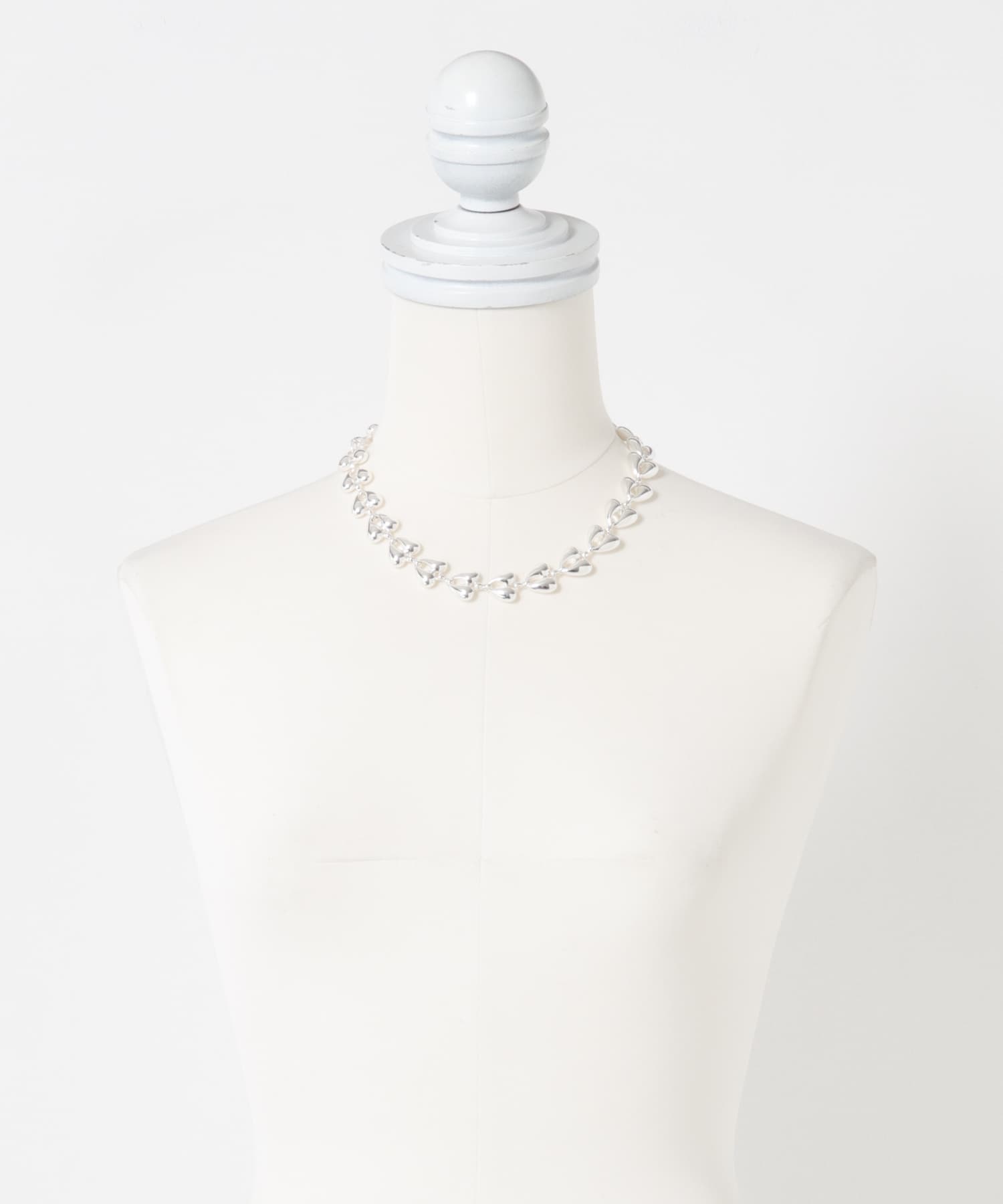 in mood　HEART LINK -necklace sv -