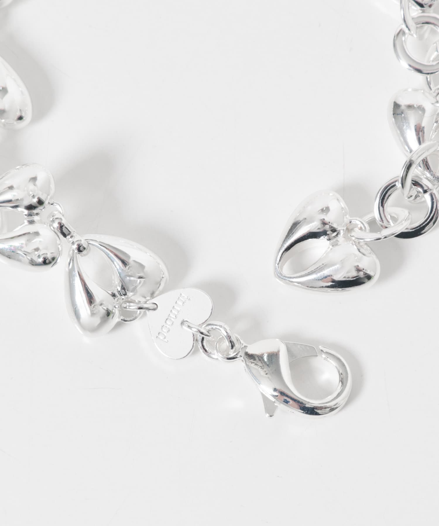 in mood　HEART LINK -necklace sv -