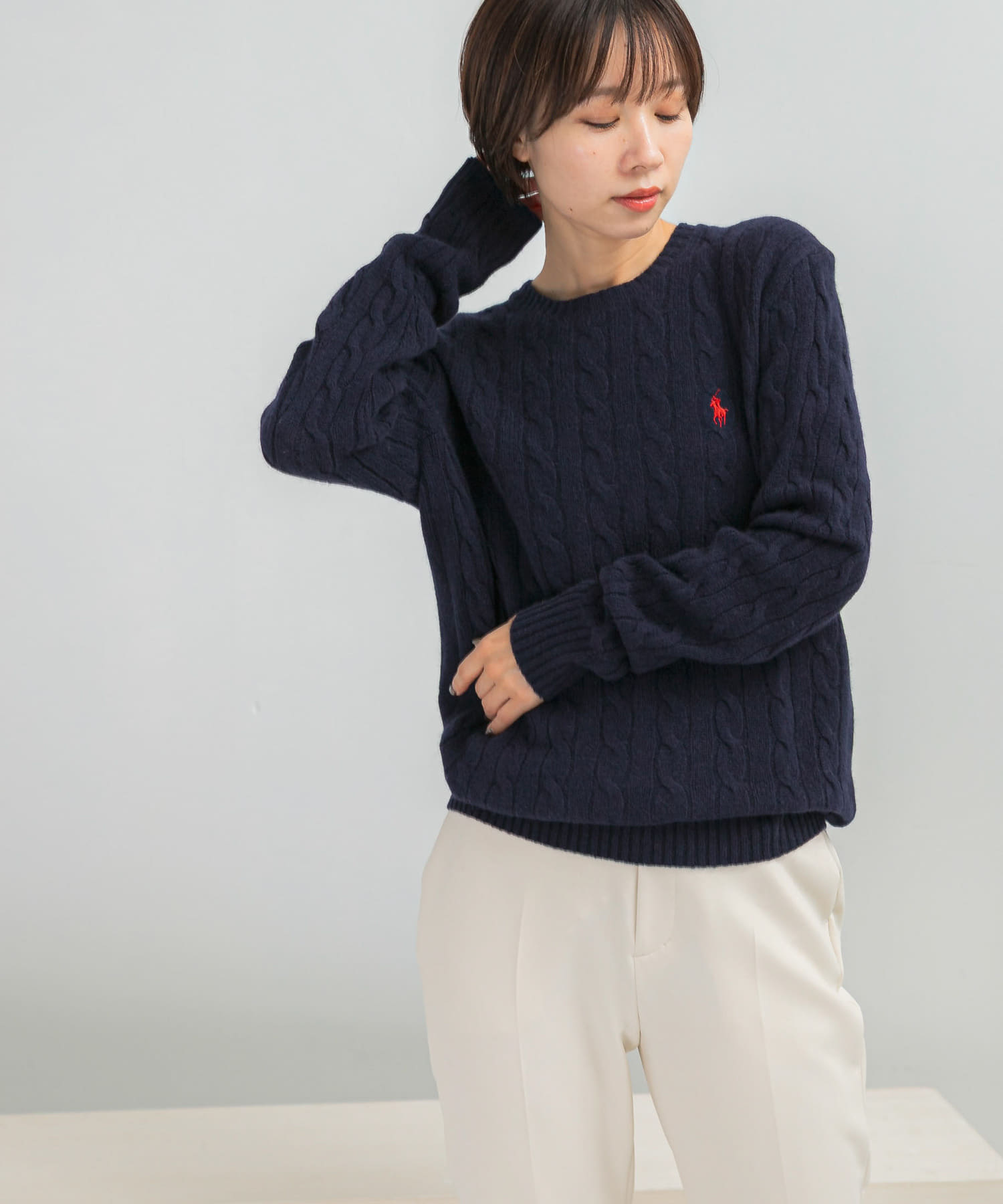 POLO RALPH LAUREN　WOOL CASHMERE KNIT