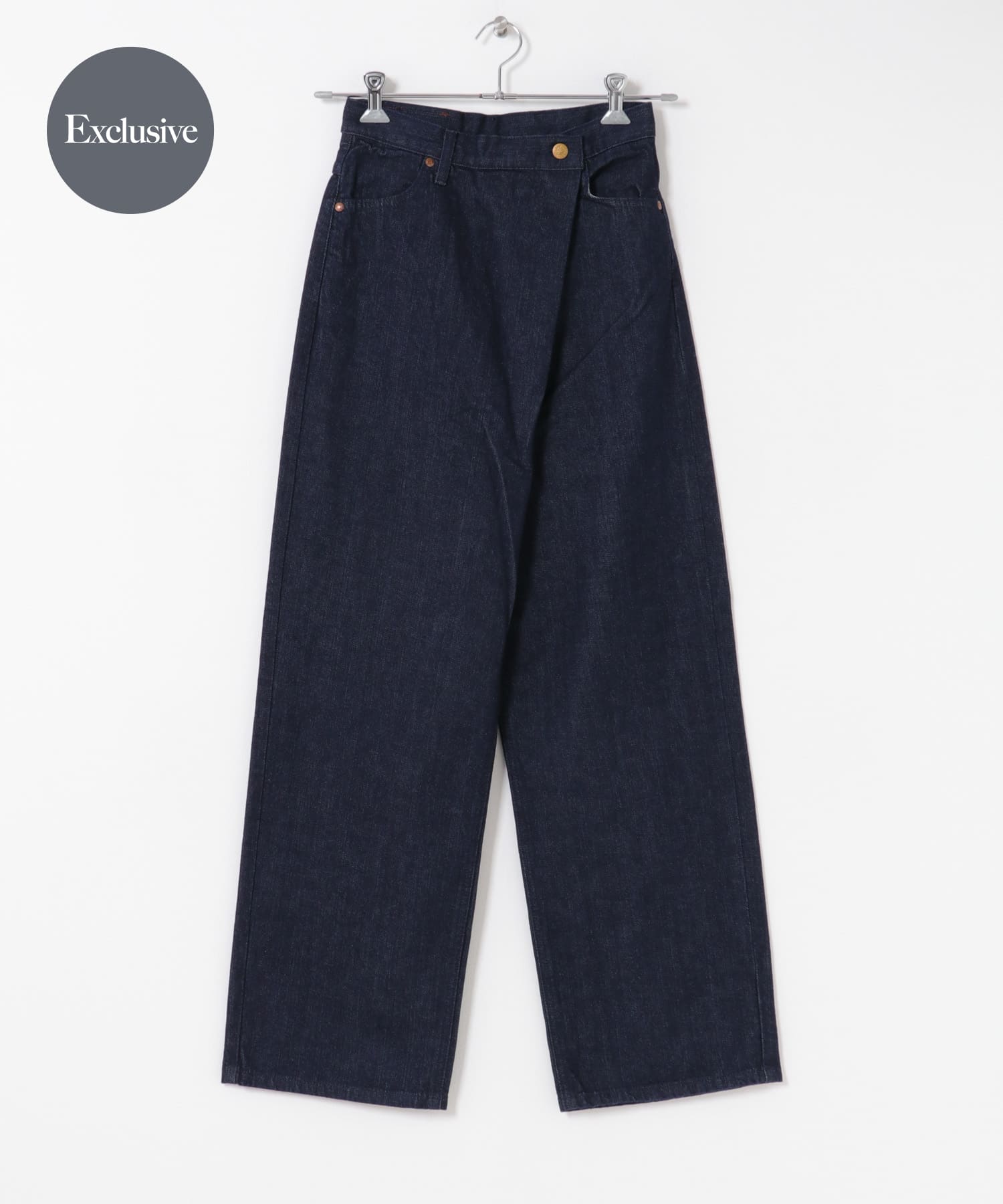 『別注』Lee×ROSSO　FRONT TUCK DENIM PANTS