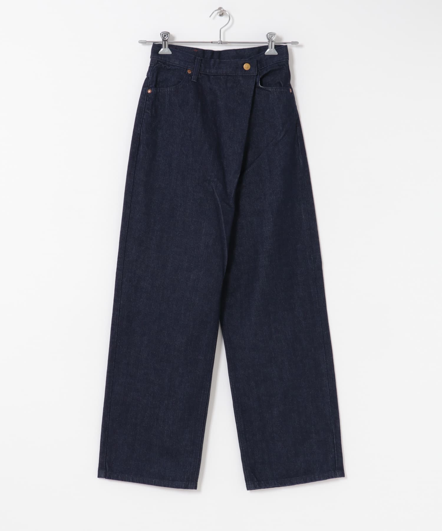 『別注』Lee×ROSSO　FRONT TUCK DENIM PANTS OW BLUE XS