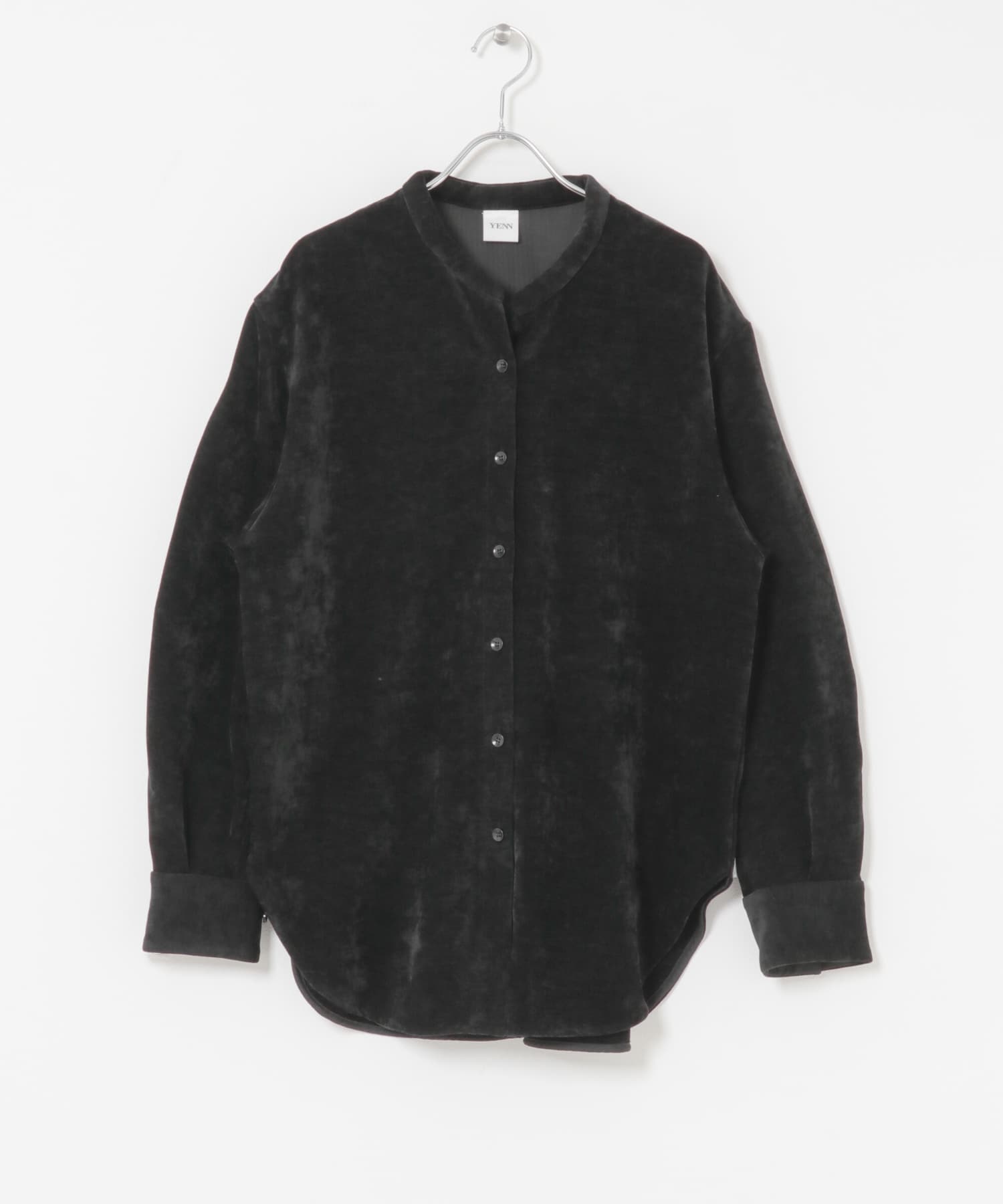 YENN　MOLE TWILL SHIRT BLACK Free