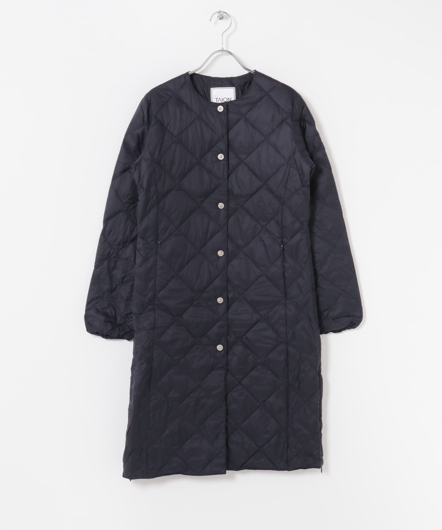 TAION　CREW NECK LONG DOWN COAT