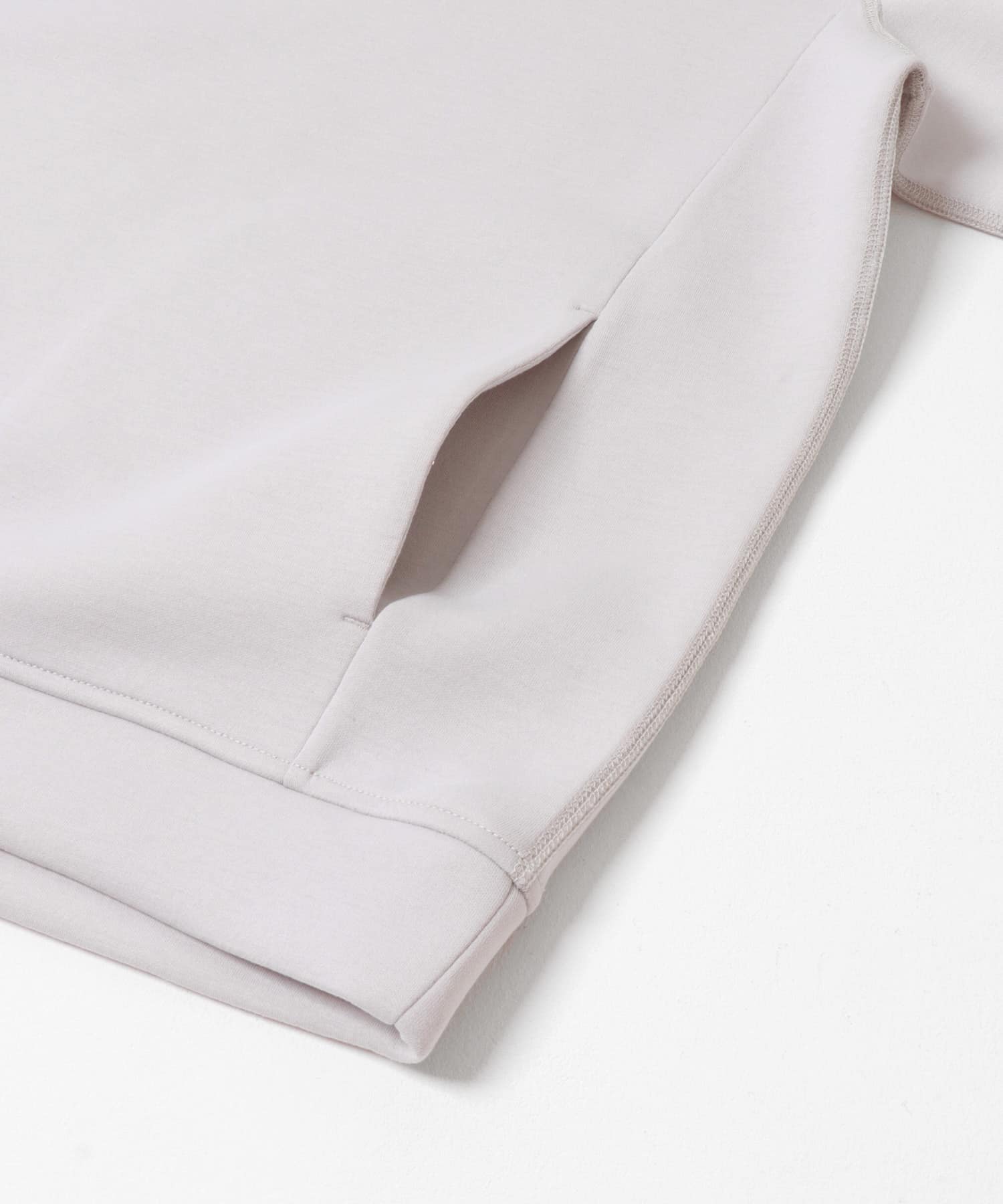 ダンボールニットプルオーバーパーカー アイスグレー M