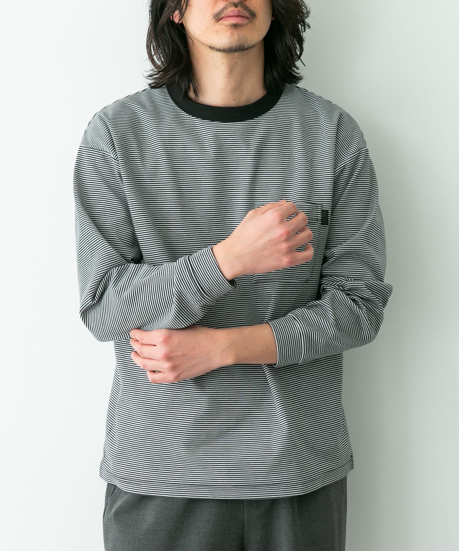 身長：180cm 体重：60kg サイズ：L