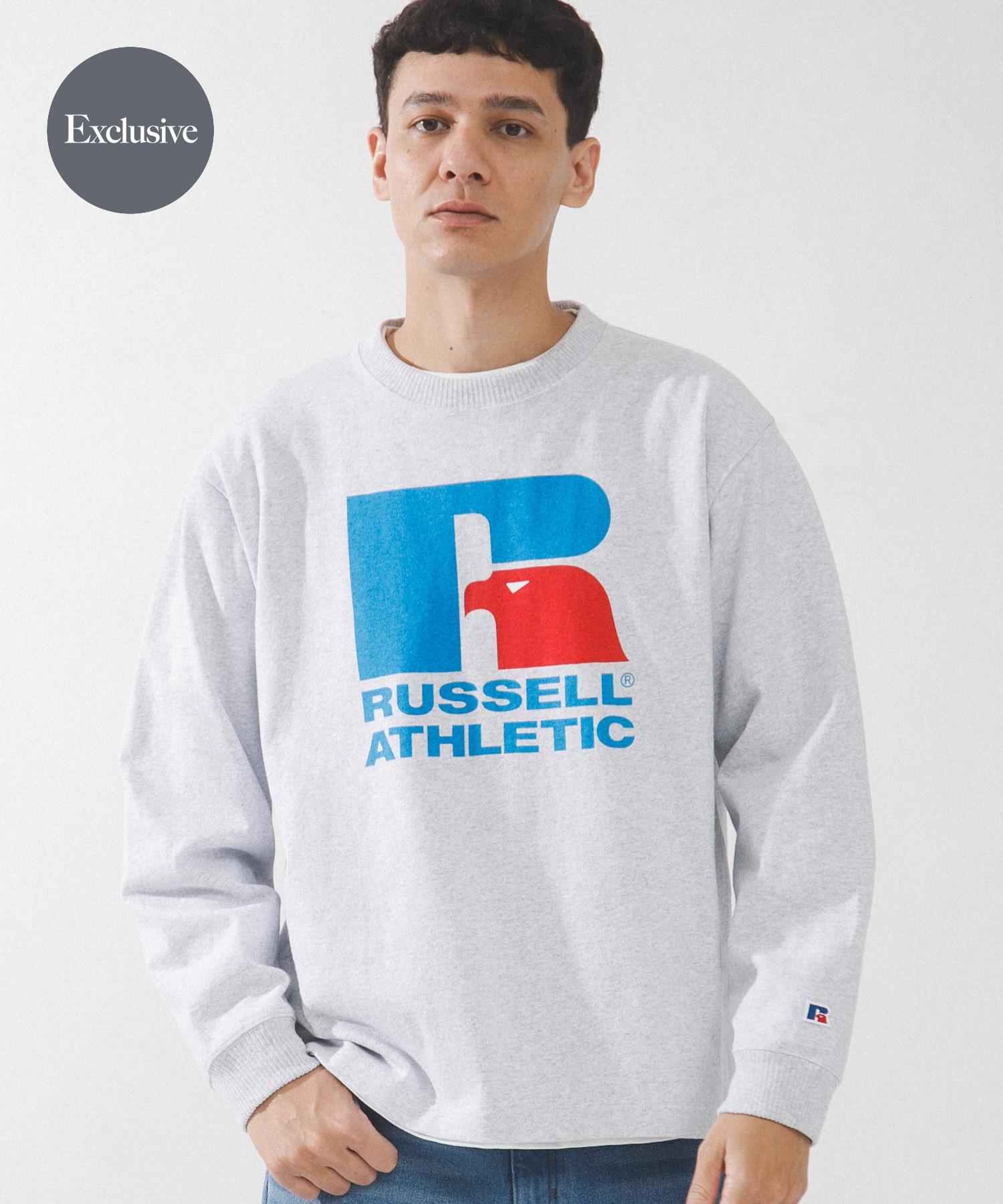 『別注』RUSSELL ATHLETIC×SonnyLabel　プリントヘビージャージーロングTシャツ