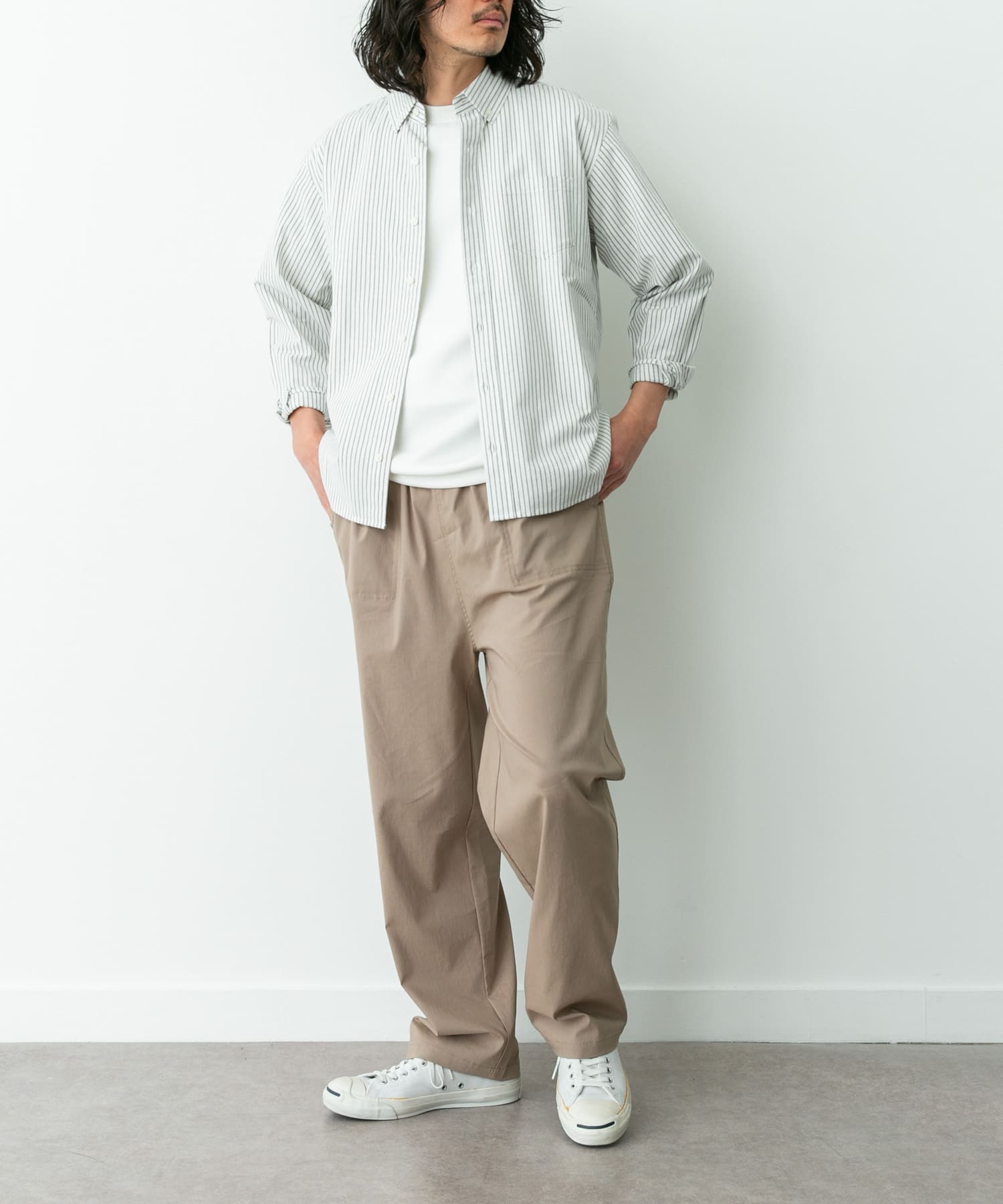 身長：180cm 体重：60kg サイズ：L