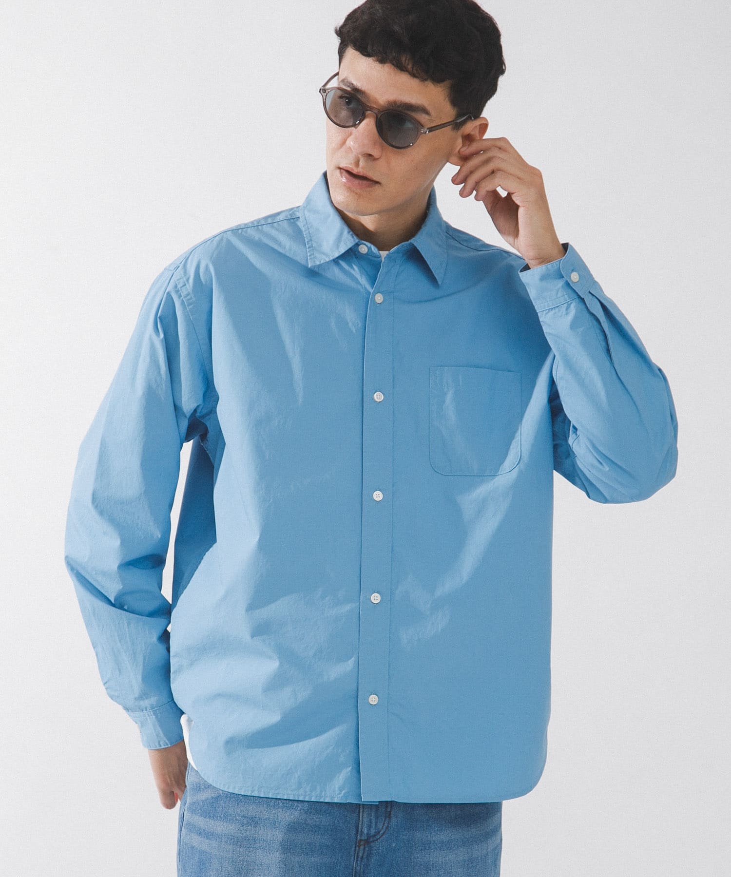 高密度タイプライターレギュラーシャツ