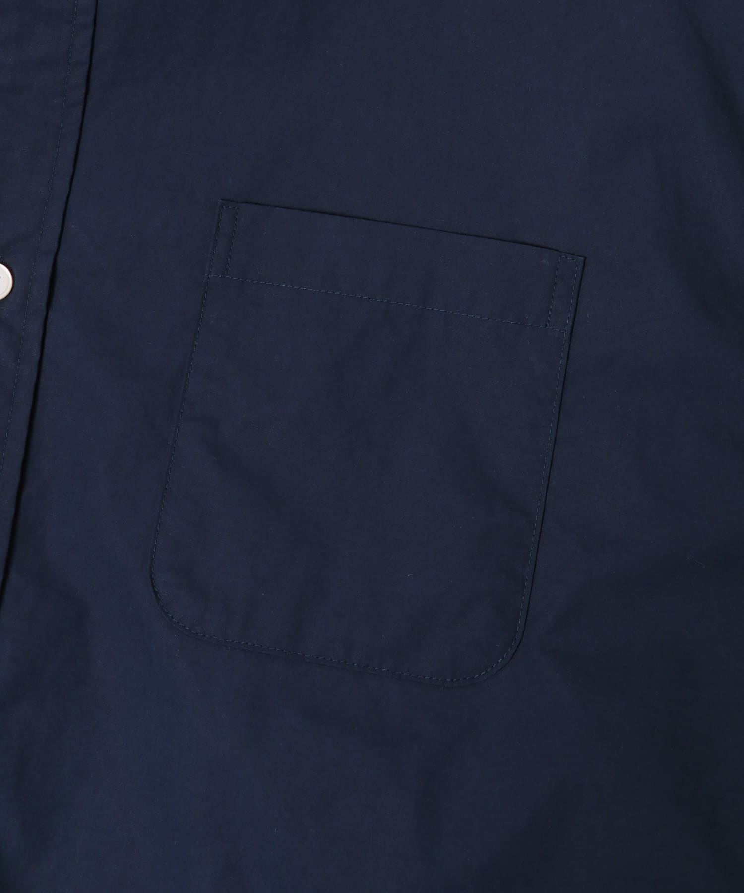 高密度タイプライターレギュラーシャツ ネイビー M