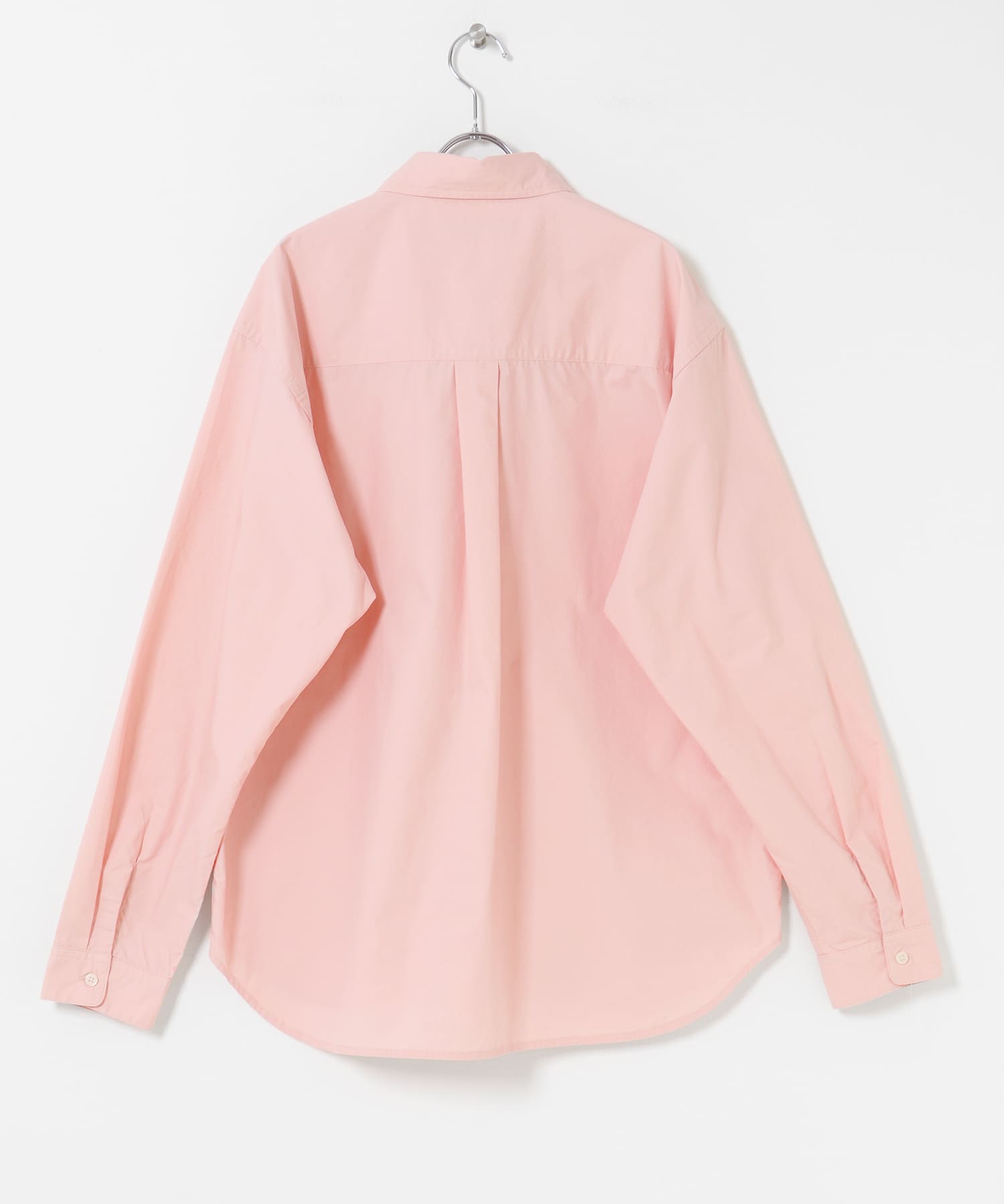 高密度タイプライターレギュラーシャツ ピンク M