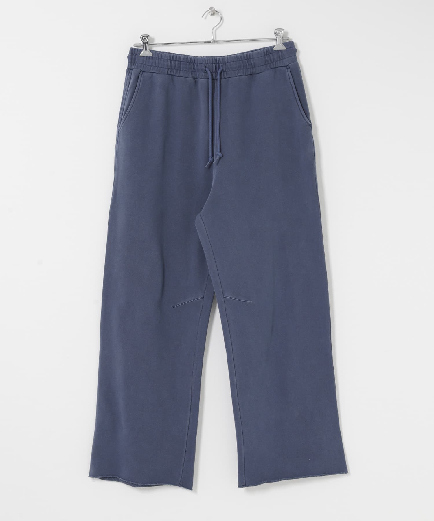 スウェットワイドイージーパンツ ネイビー M
