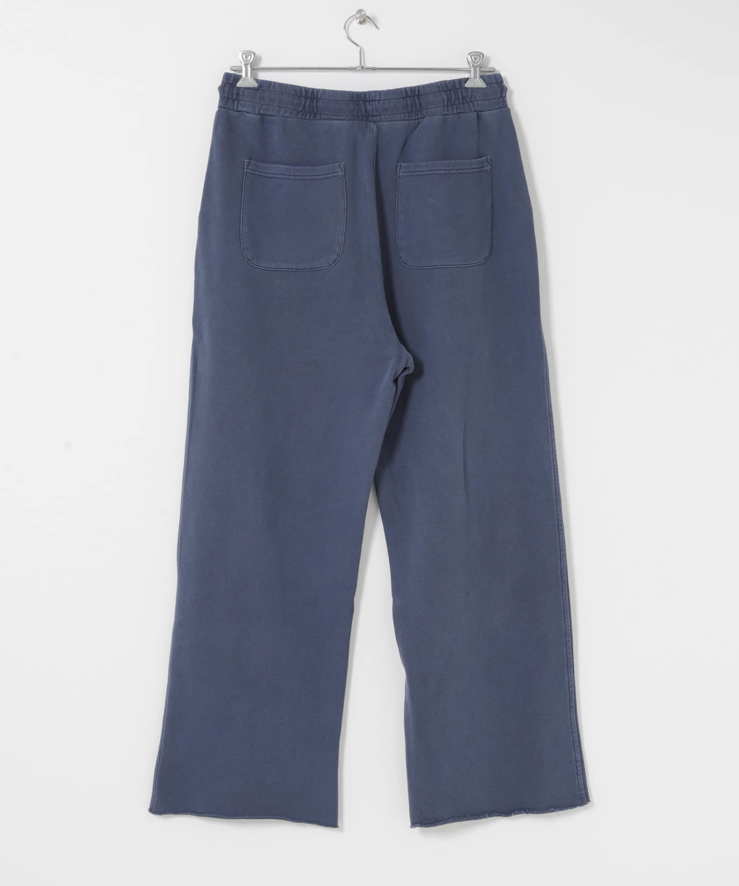 スウェットワイドイージーパンツ ネイビー M