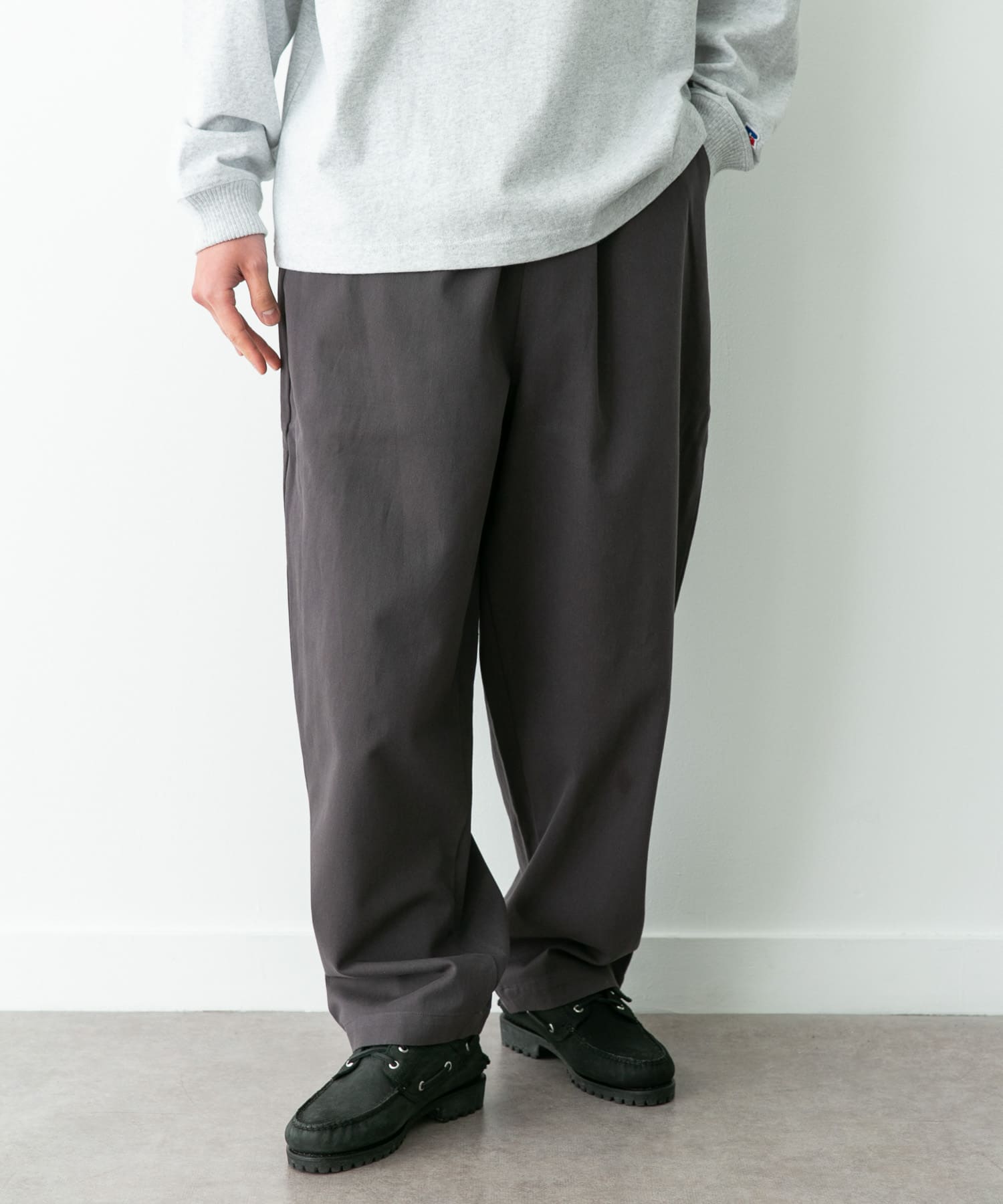 ベーシックワイドイージーチノパンツ