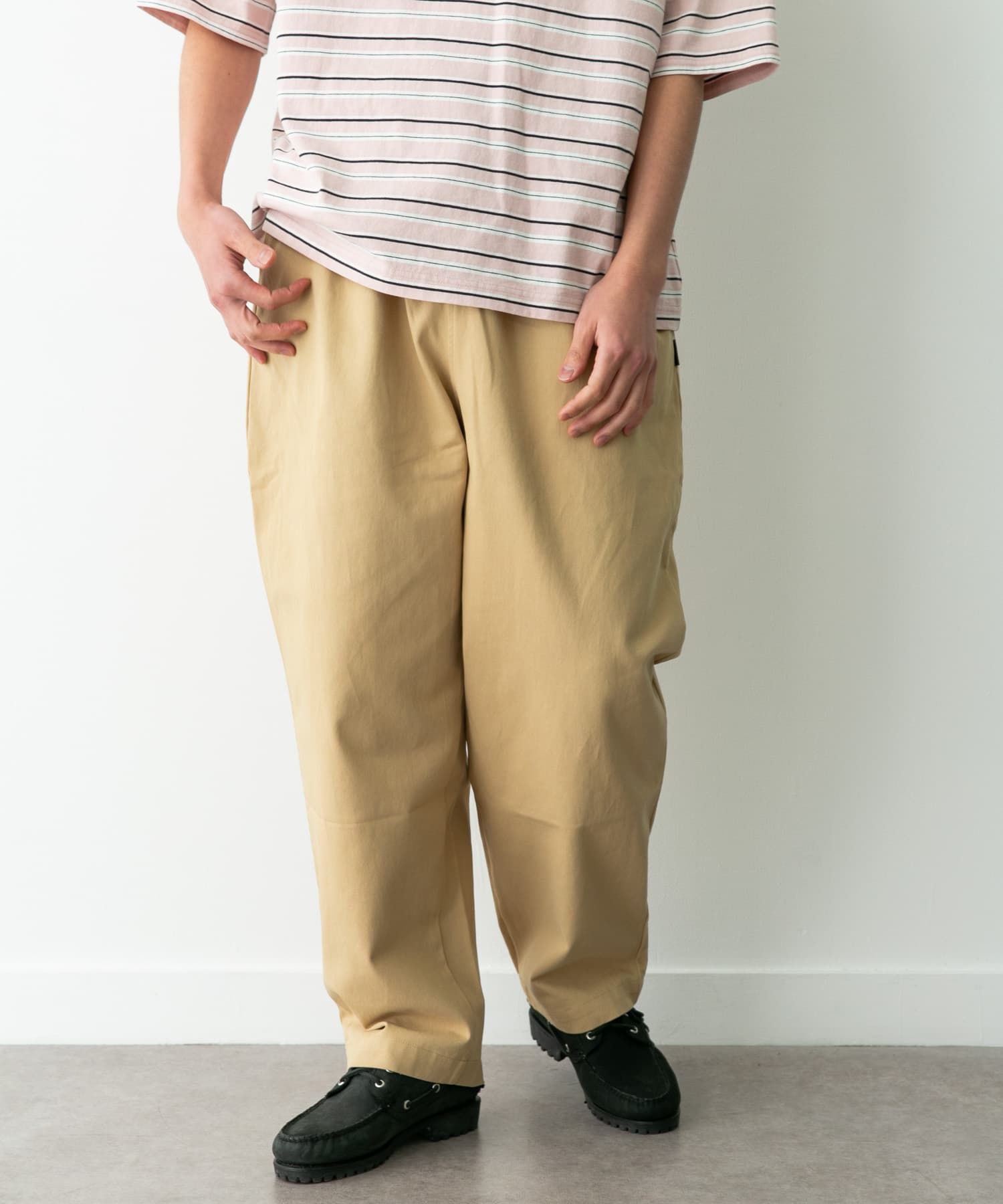 ベーシックワイドイージーチノパンツ