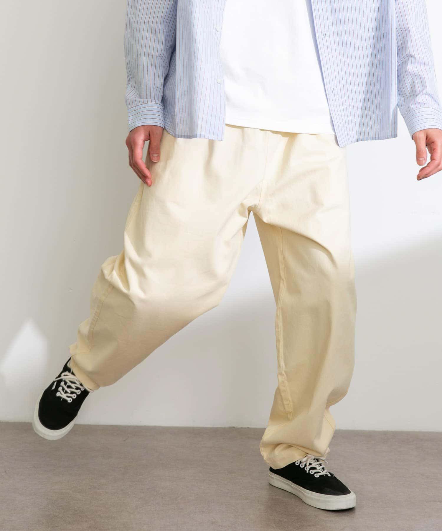 ベーシックワイドイージーチノパンツ