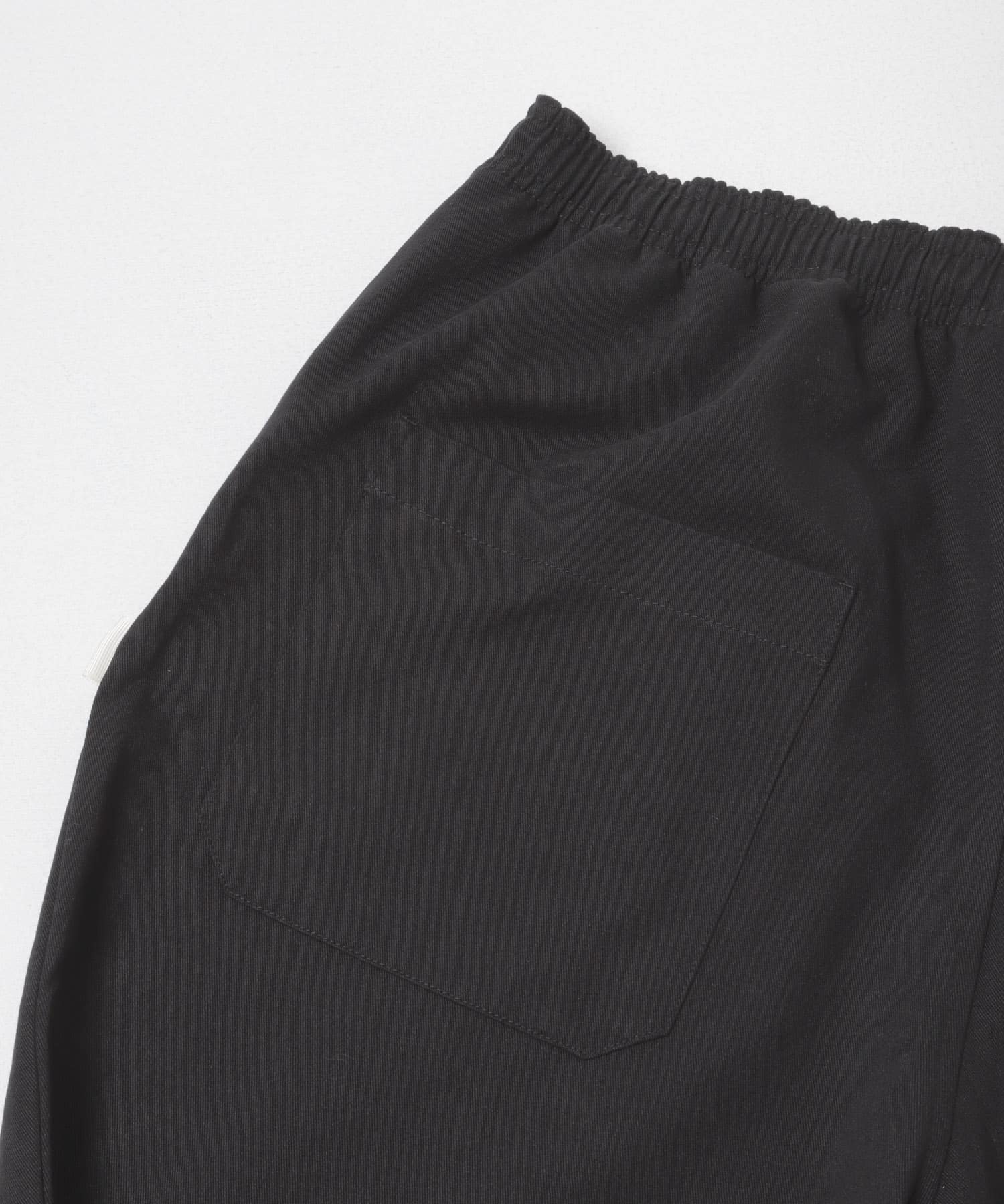 ベーシックワイドイージーチノパンツ ブラック S