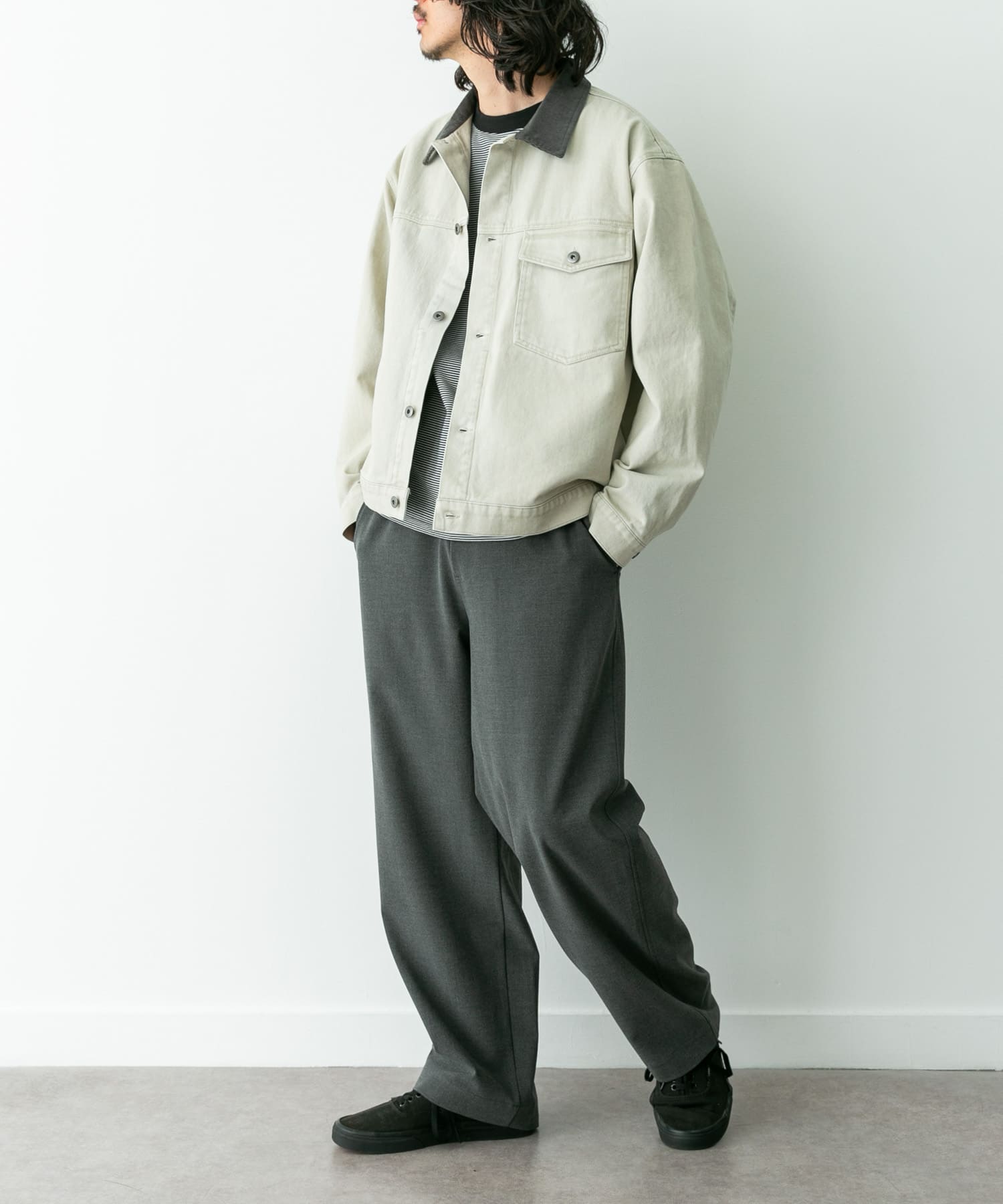 身長：180cm 体重：60kg サイズ：L