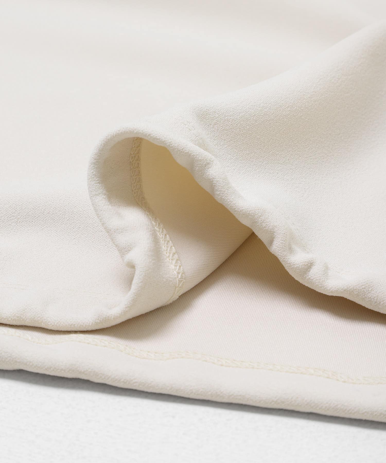 カットジョーゼットドロストプルオーバー グレージュ Free