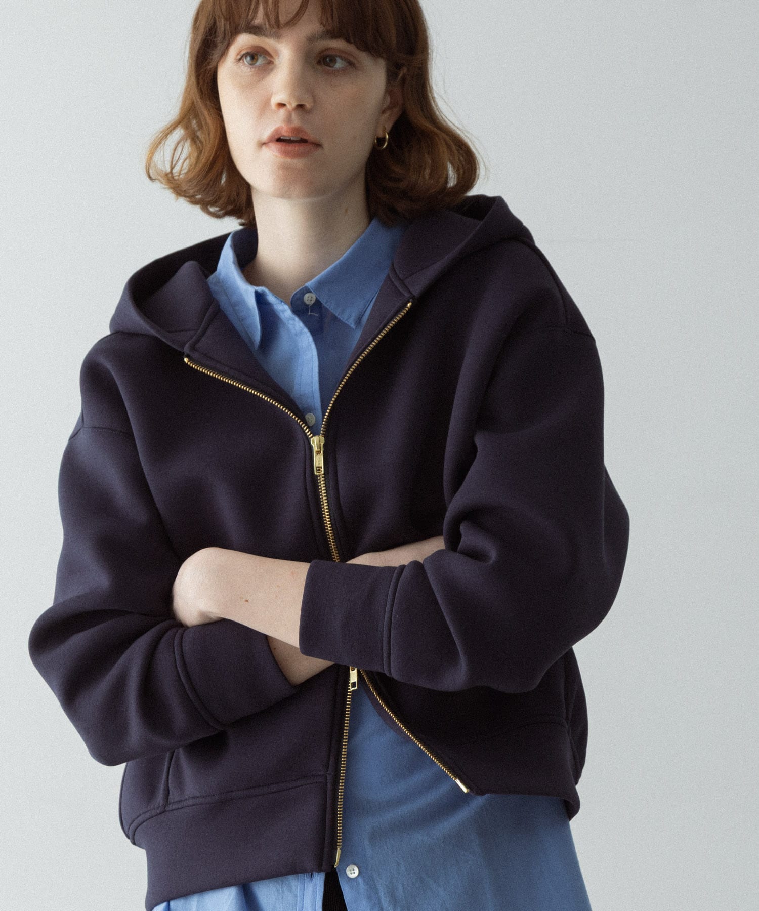 ダンボールZIPコクーンフーディー