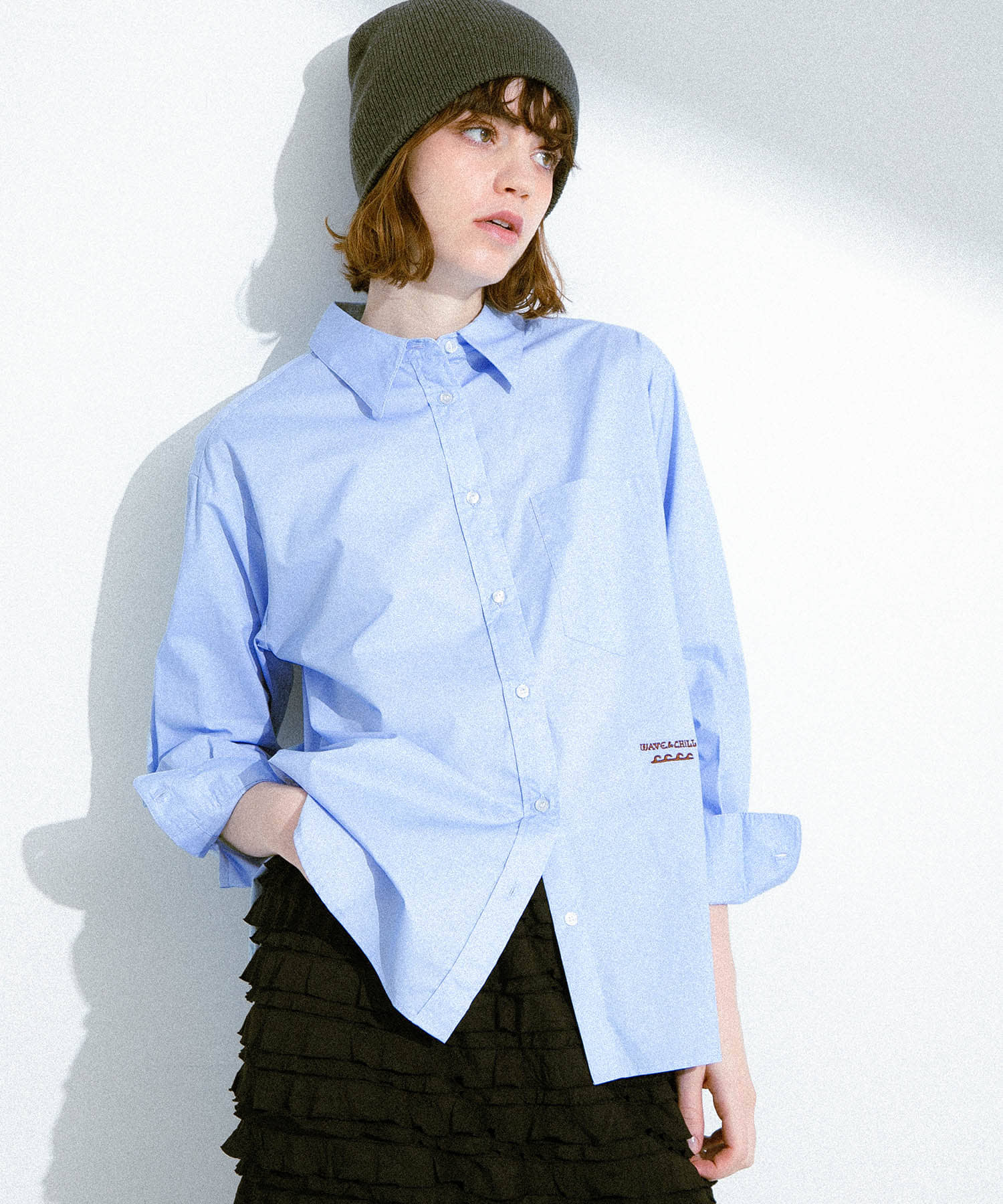 TOYAMEGコラボエンブロイダリーシャツ