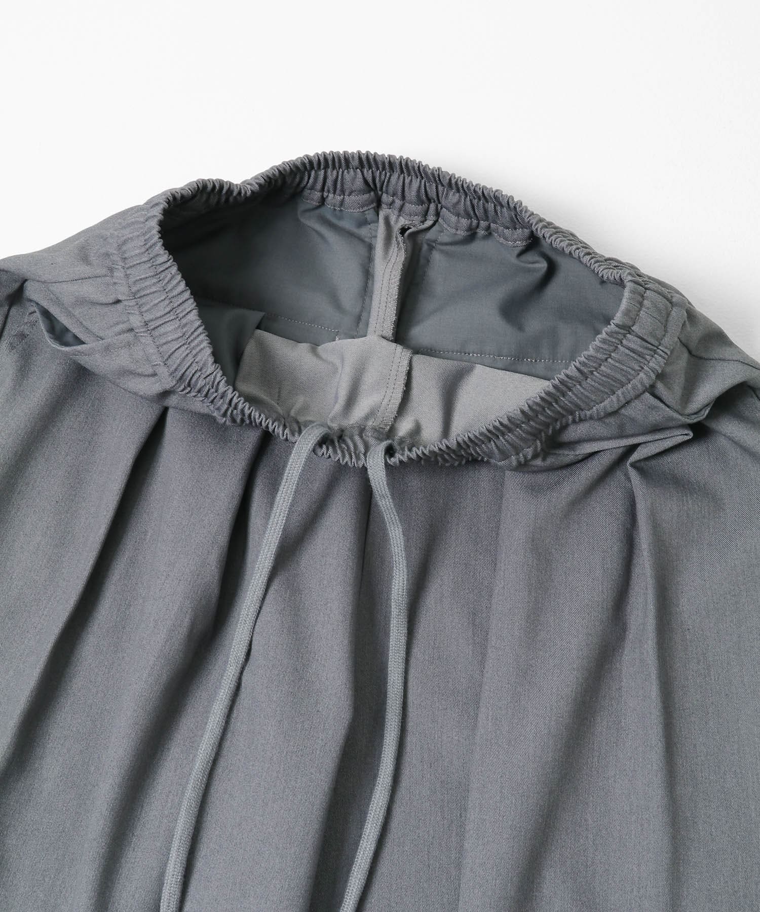 ダブルタックワイドイージーパンツ グレー 36