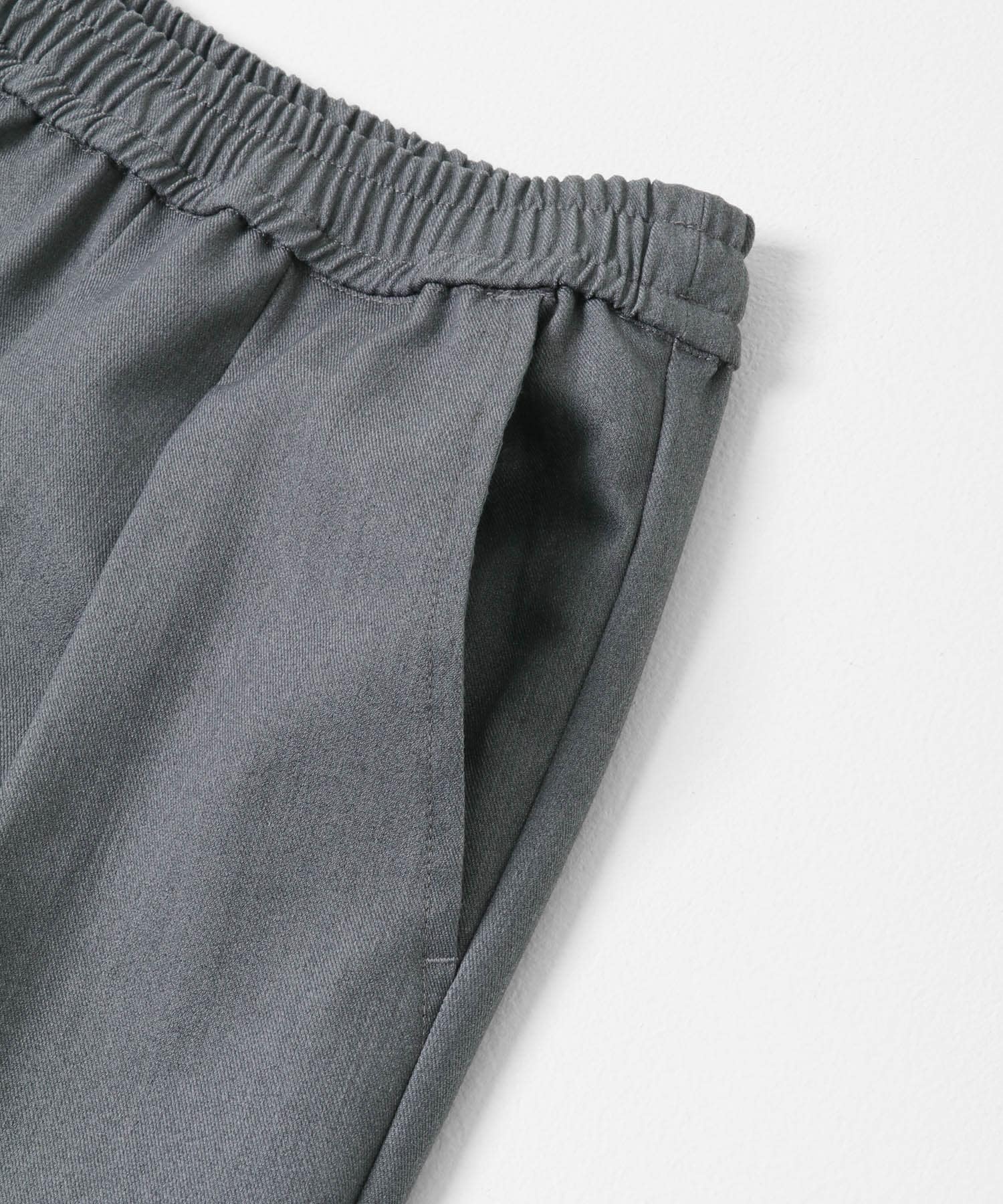 ダブルタックワイドイージーパンツ グレー 36