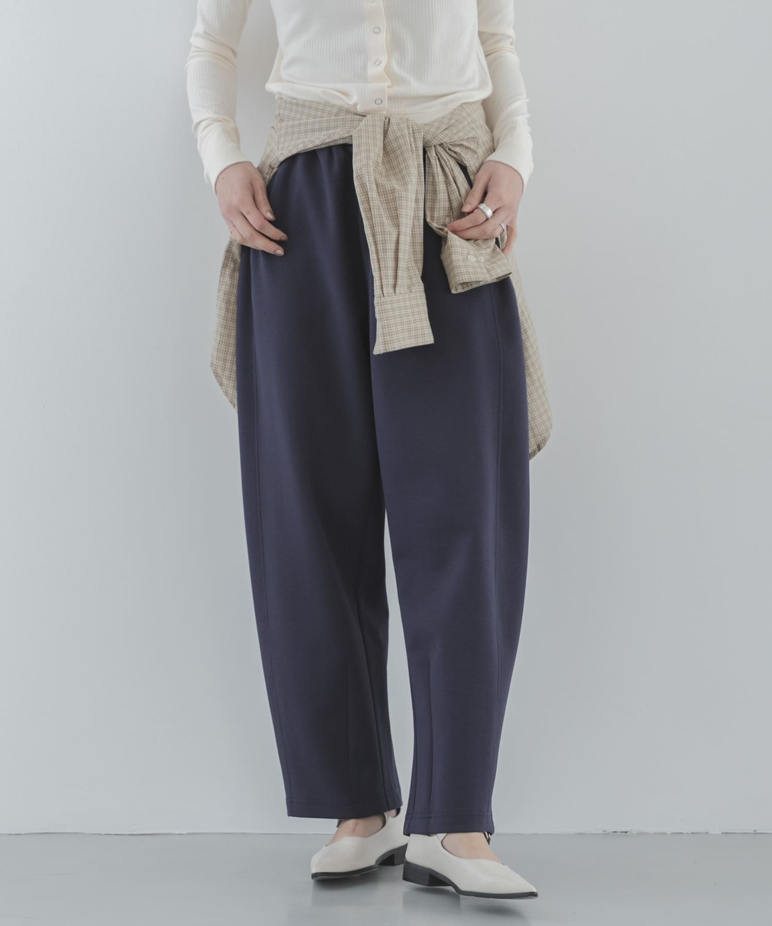 メルティスウェットバレルパンツ