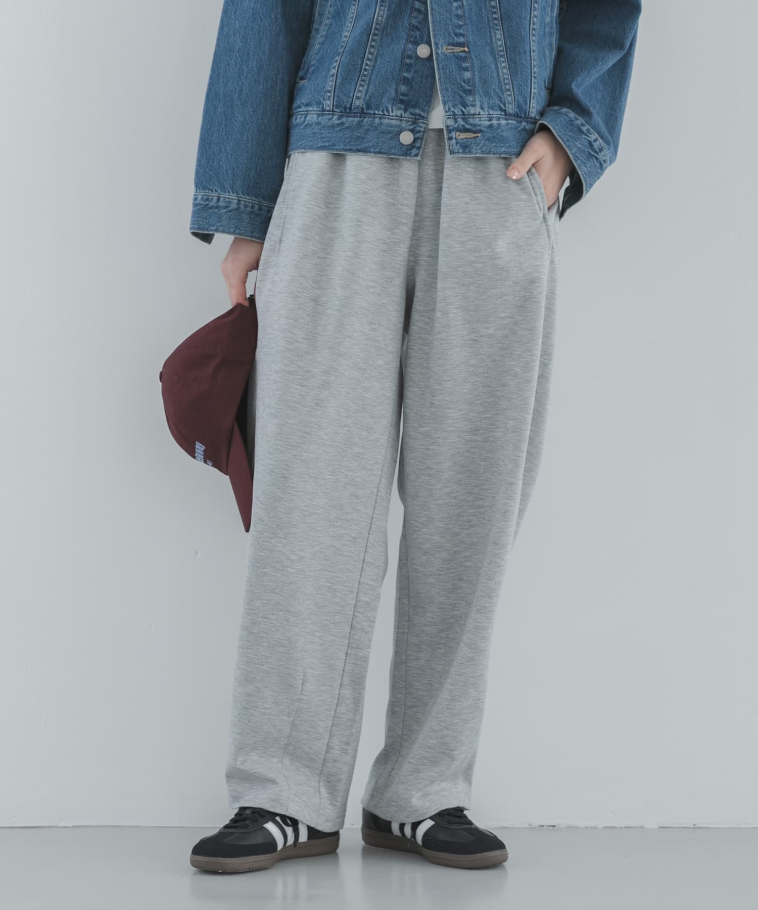 メルティスウェットバレルパンツ