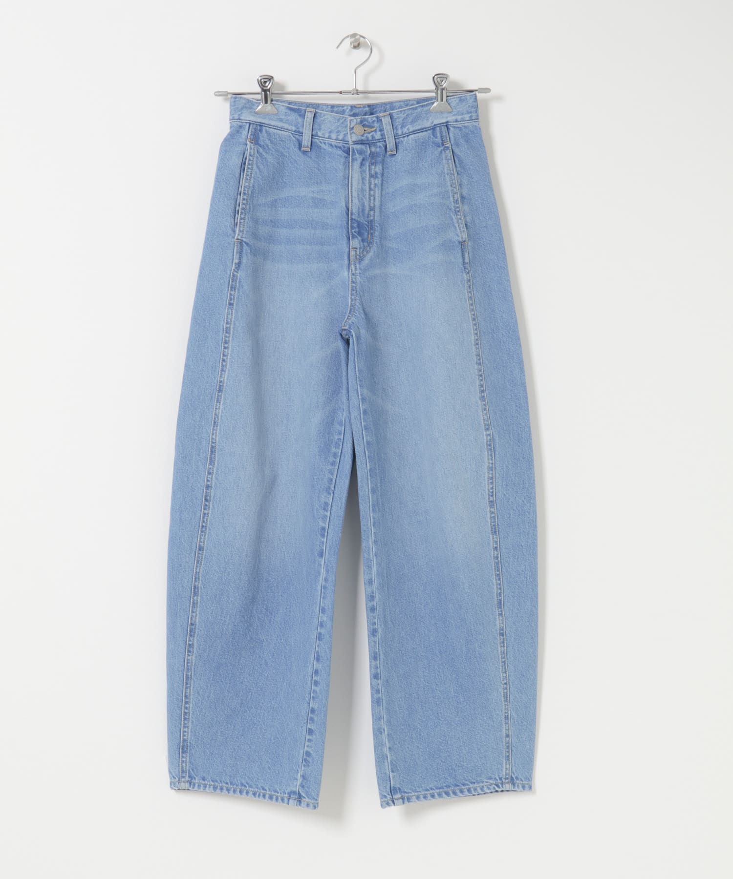 シームデザインバレルデニム ライトインディゴ 34