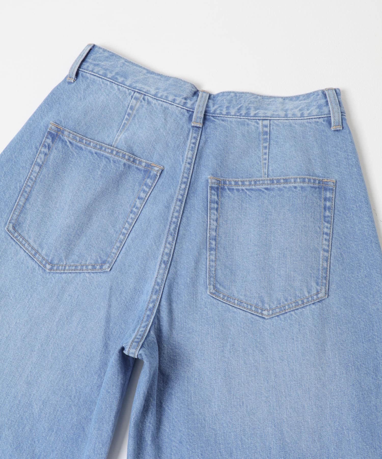 シームデザインバレルデニム ライトインディゴ 34