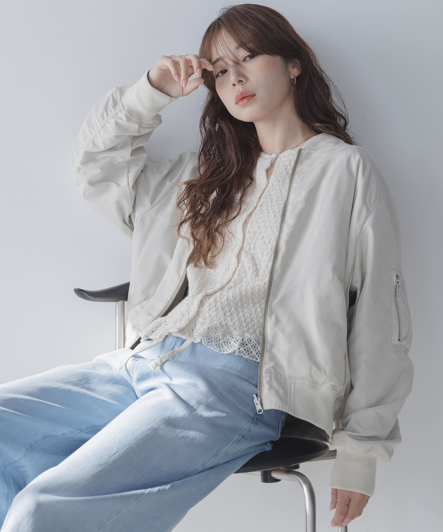 WEB限定』リバーシブルオーバーMA-1(Free KHK×BLK): アウター|URBAN WEB限定』リバーシブルオーバーMA-1(Free KHK×BLK): アウター|URBAN