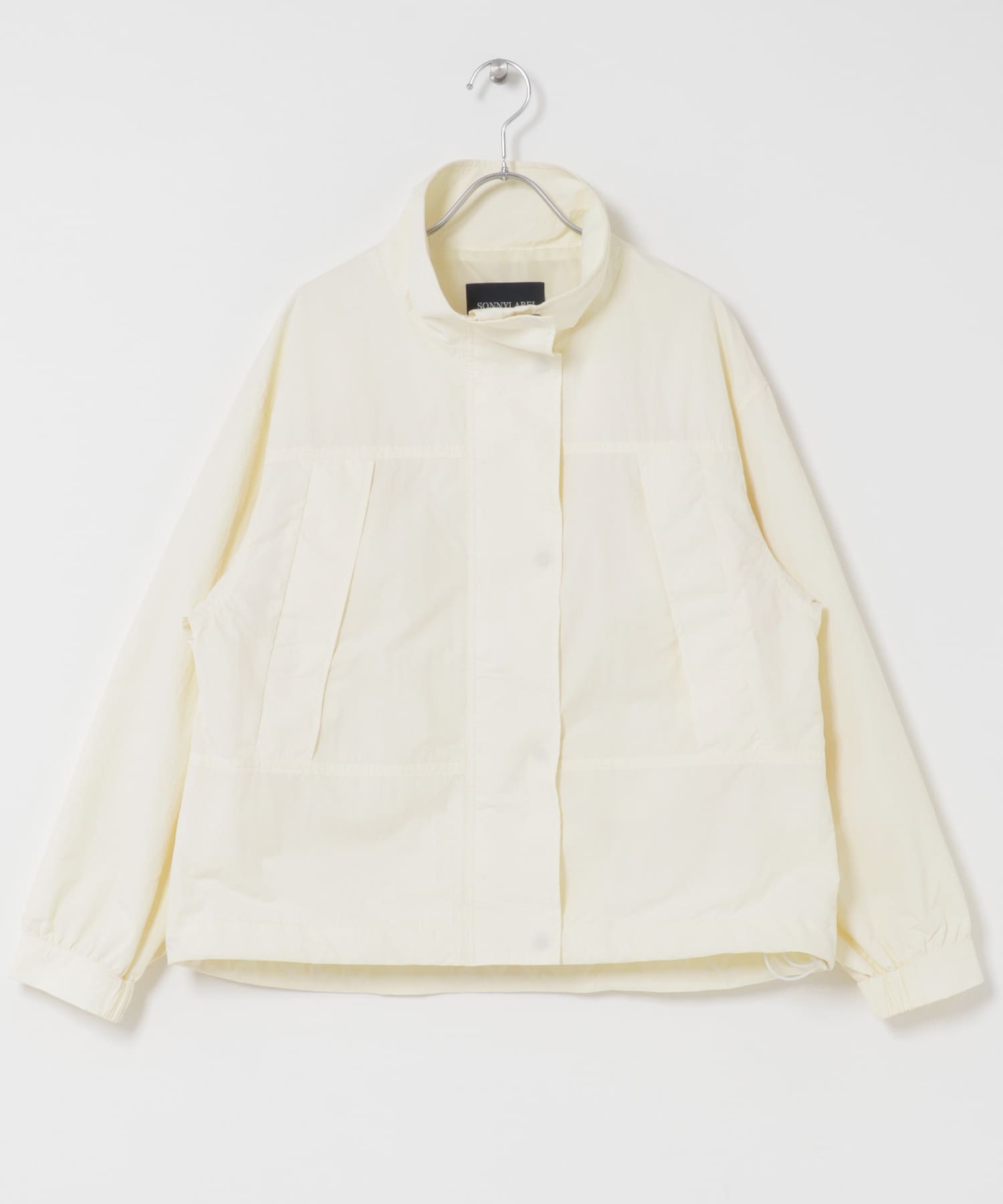 撥水スタンドカラーナイロンブルゾン エクリュ Free