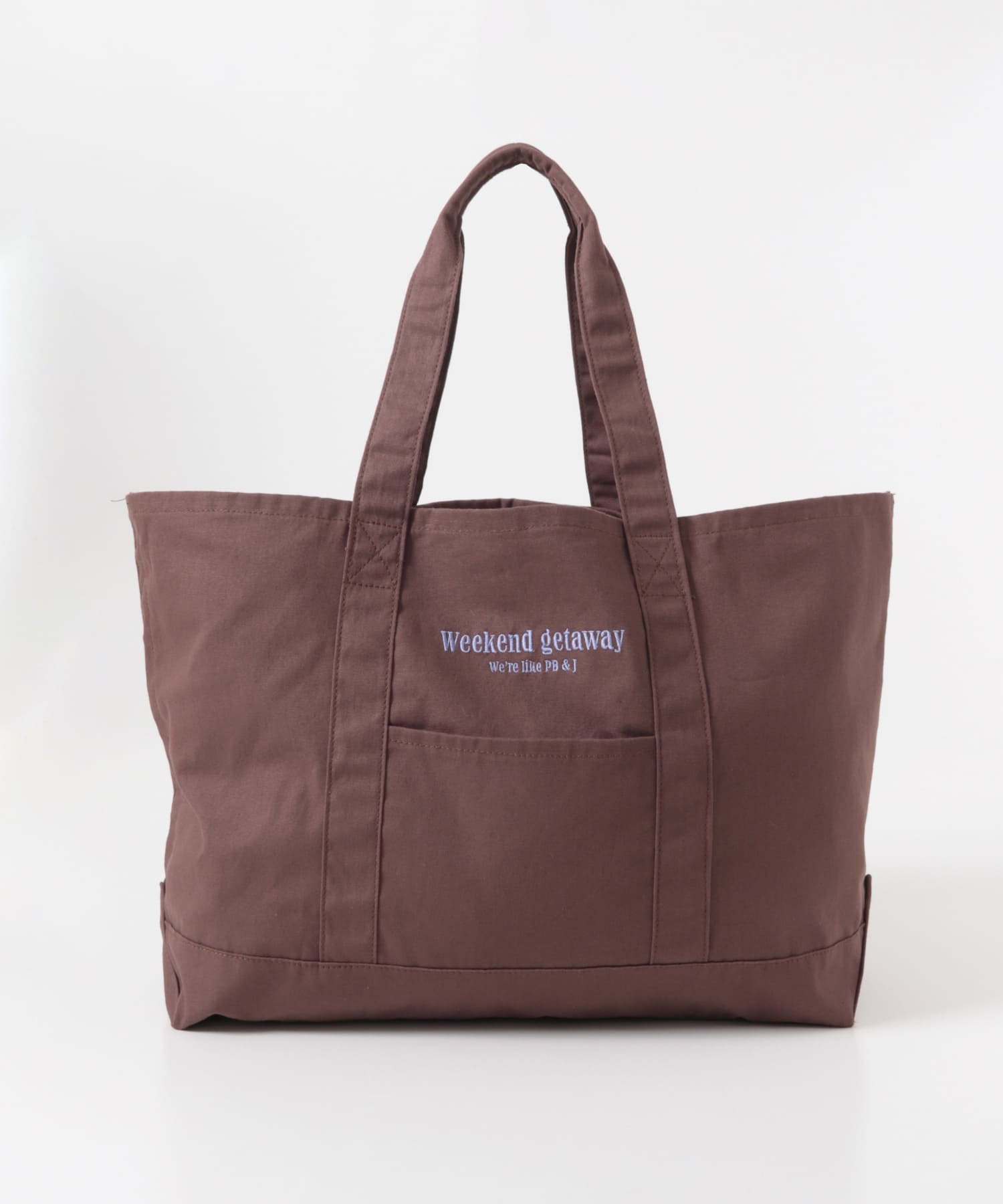WEEKEND GETAWAY TOTEBAG レッドブラウン One