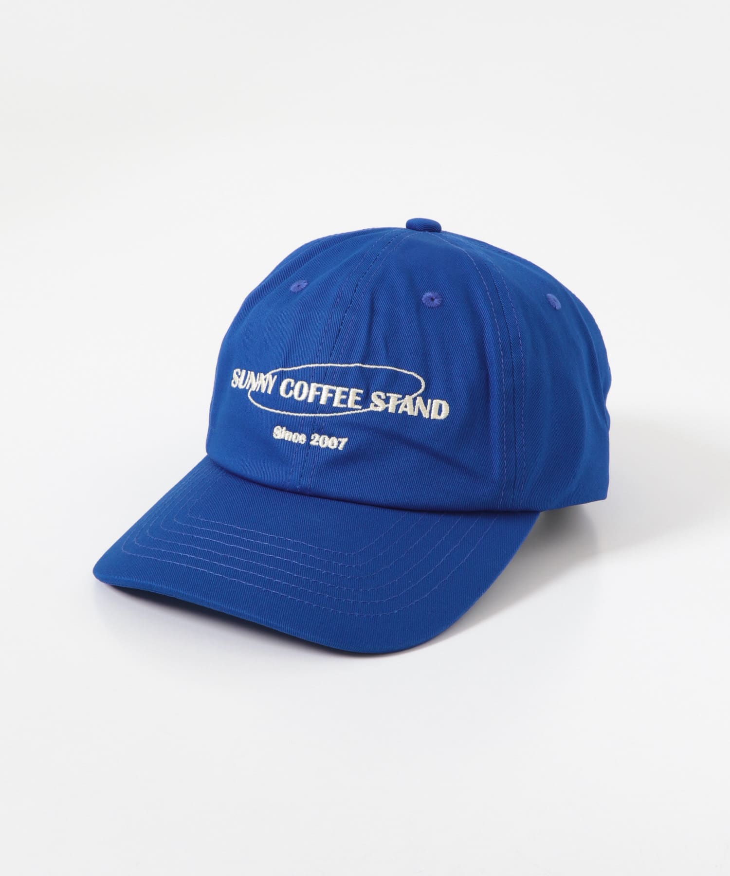 エンブロイダリーロゴキャップ ブルー One