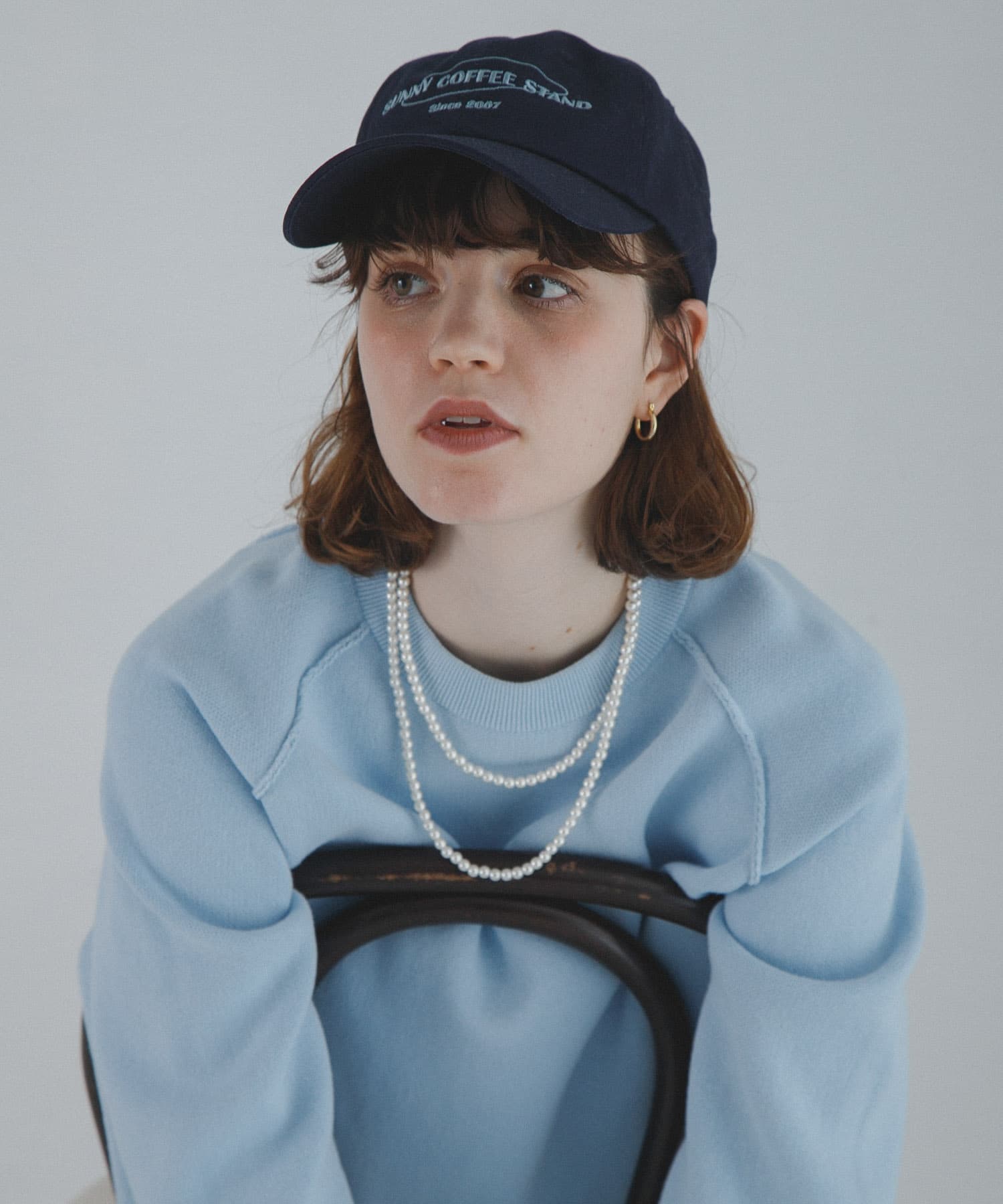 エンブロイダリーロゴキャップ ネイビー One