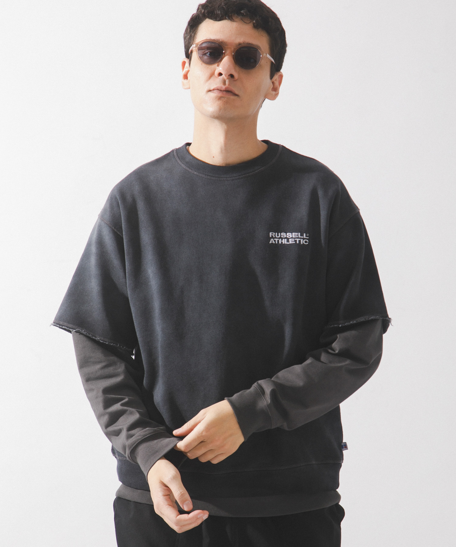 『別注』RUSSELL ATHLETIC×SonnyLabel　ショートスリーブスウェットTシャツ